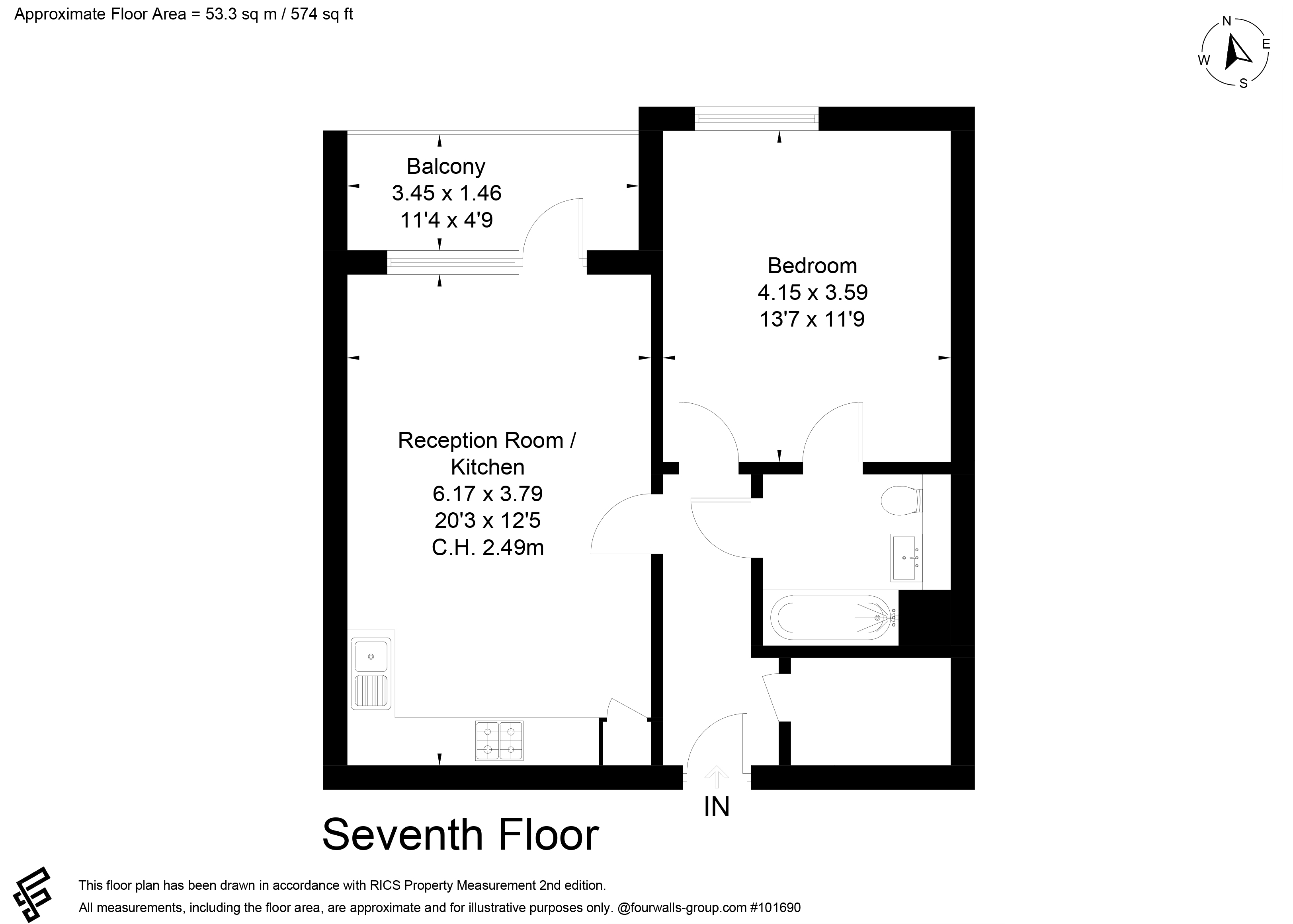 Fowler House, 9 Bowen Drive, Charlton, London floorplan
