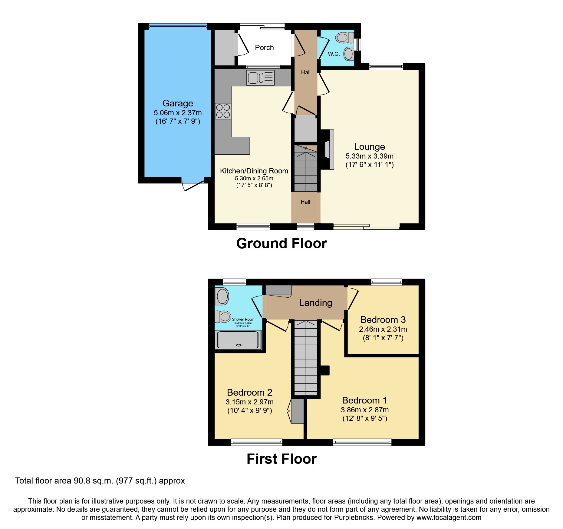 1, Mitchell Close, The Lizard floorplan