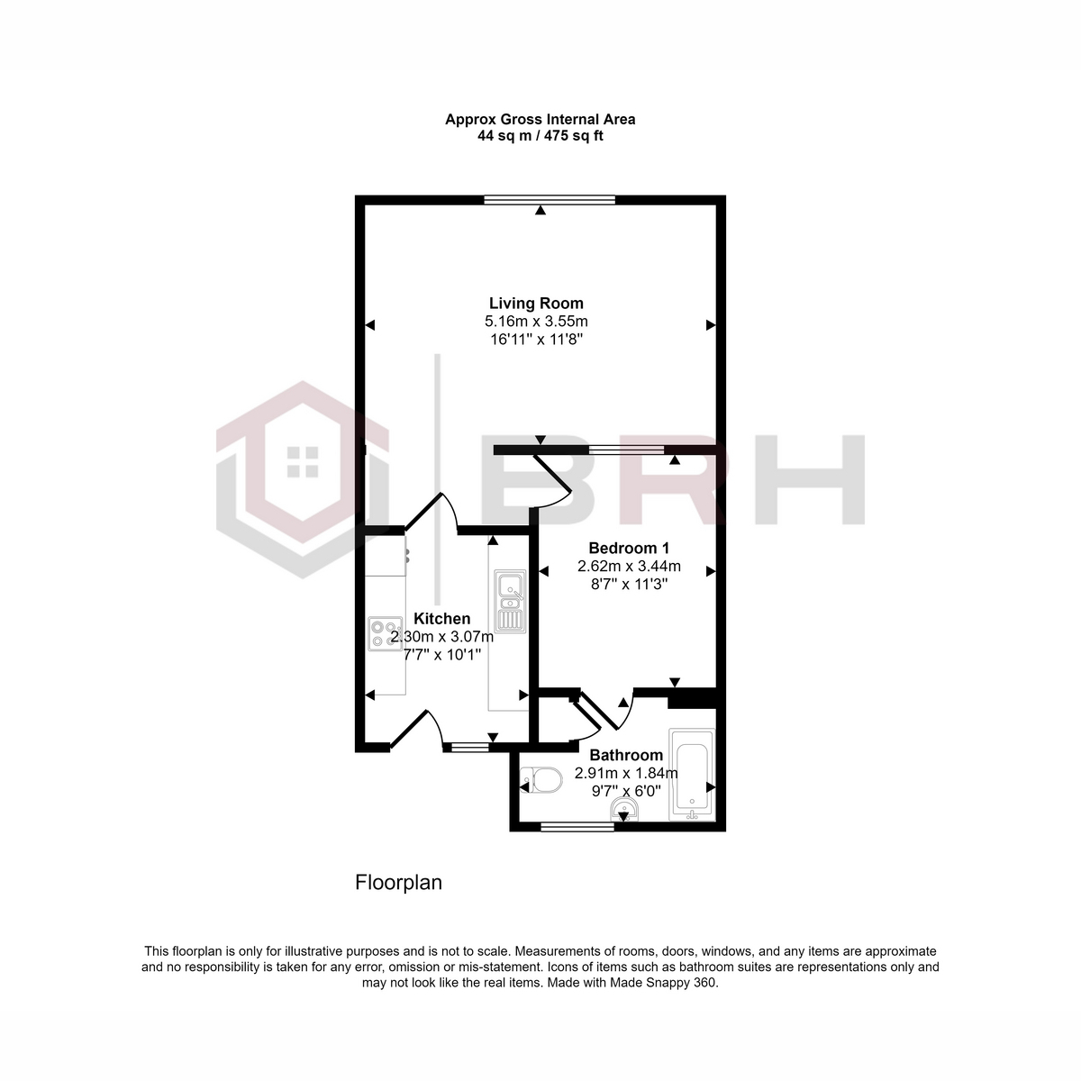 58a, Edlington Lane, Doncaster floorplan