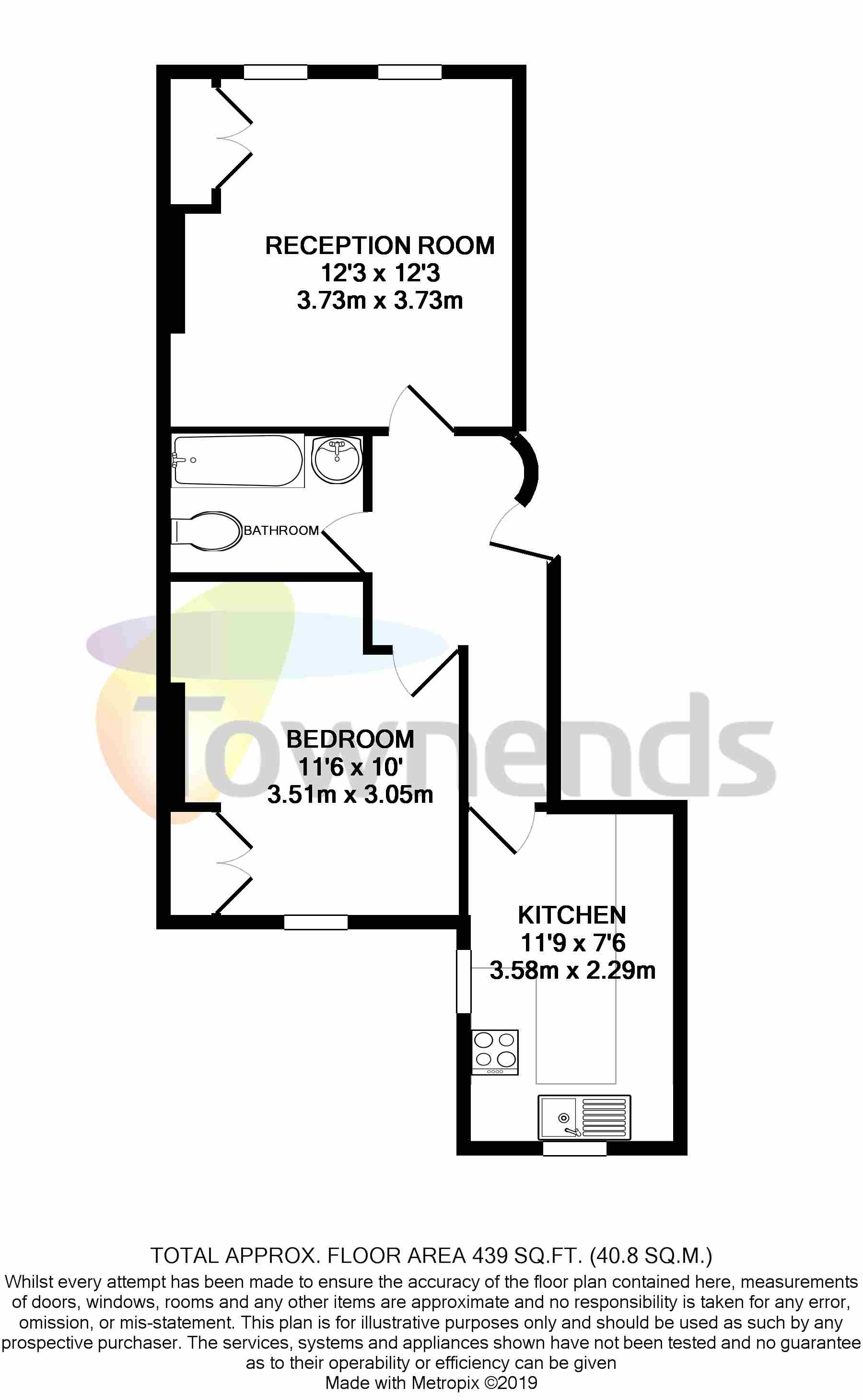 1 Bedrooms Flat to rent in Netherwood Road, Brook Green W14