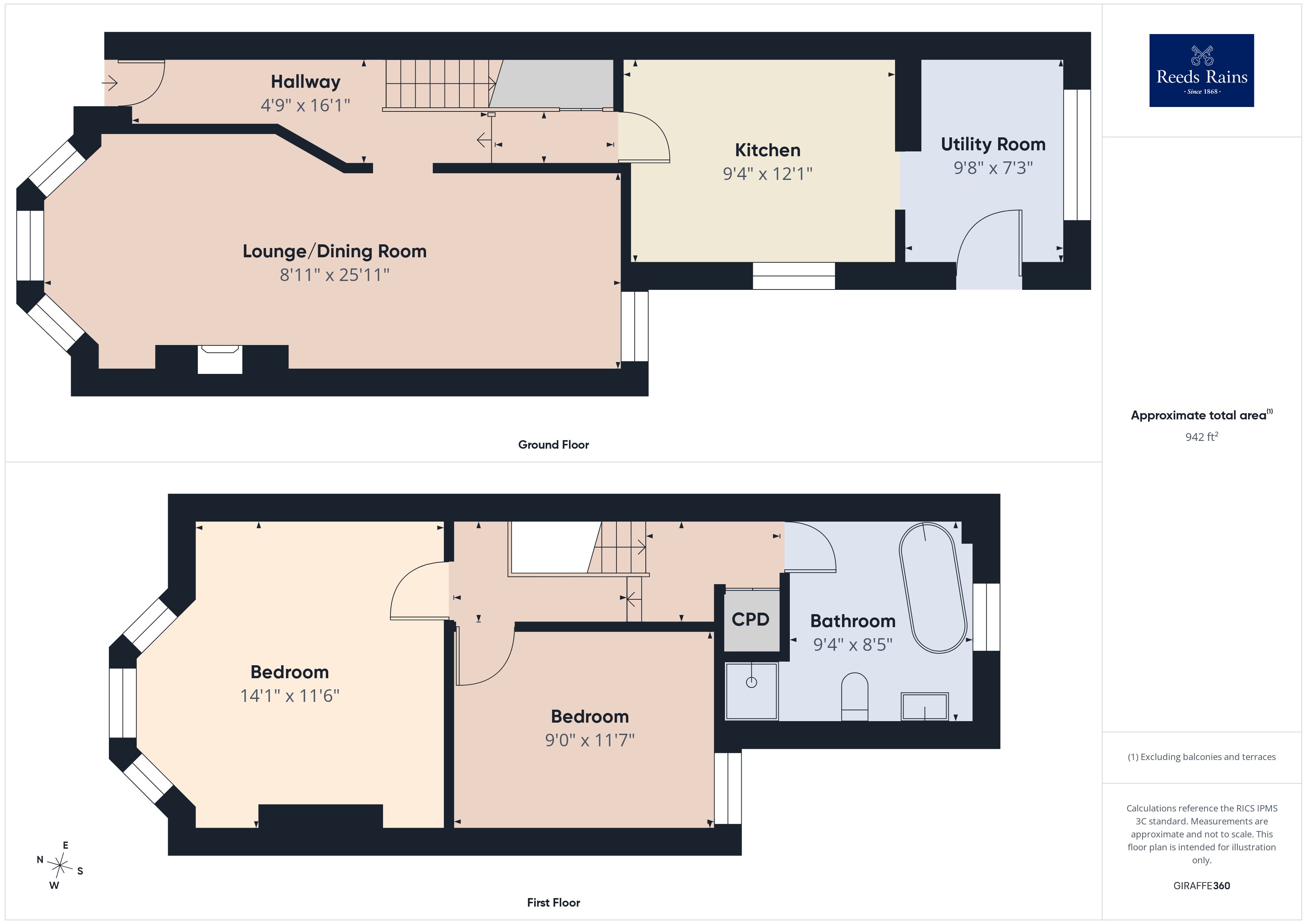 10, Russell Road, Kent floorplan