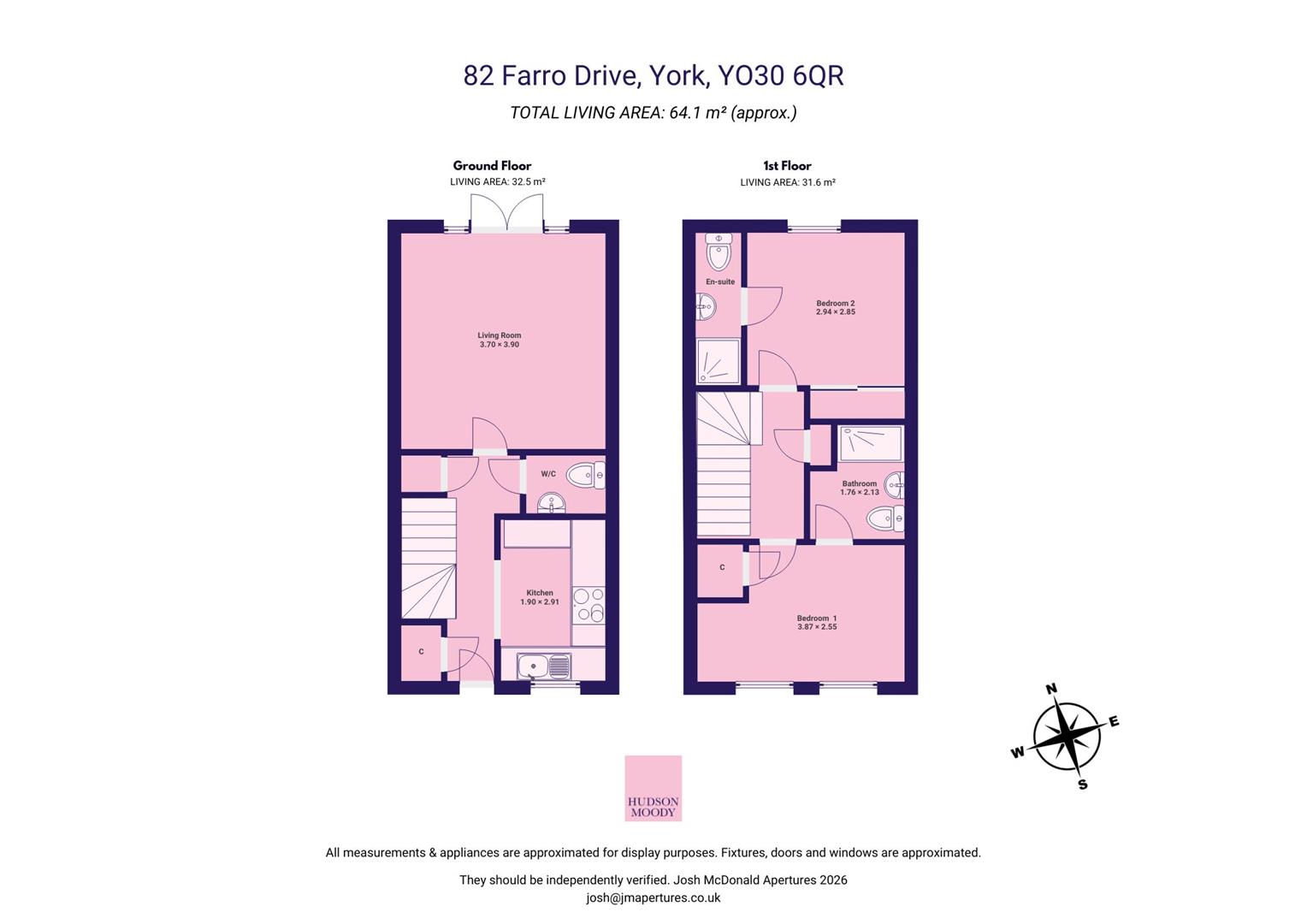 82, Farro Drive, York floorplan