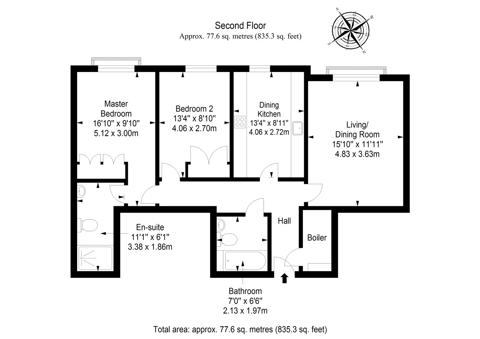 2 Bedrooms Flat for sale in Powderhall Rigg, Canonmills, Edinburgh EH7