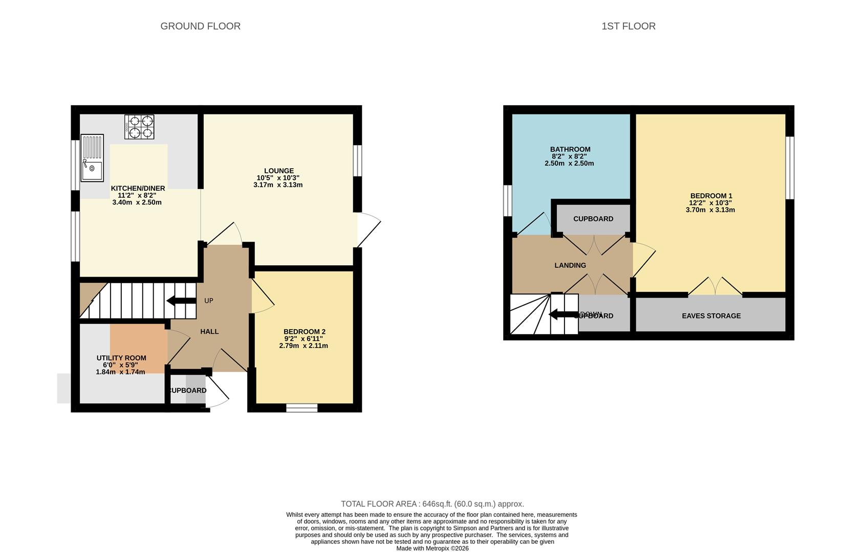 14, Middlemore, Northampton floorplan