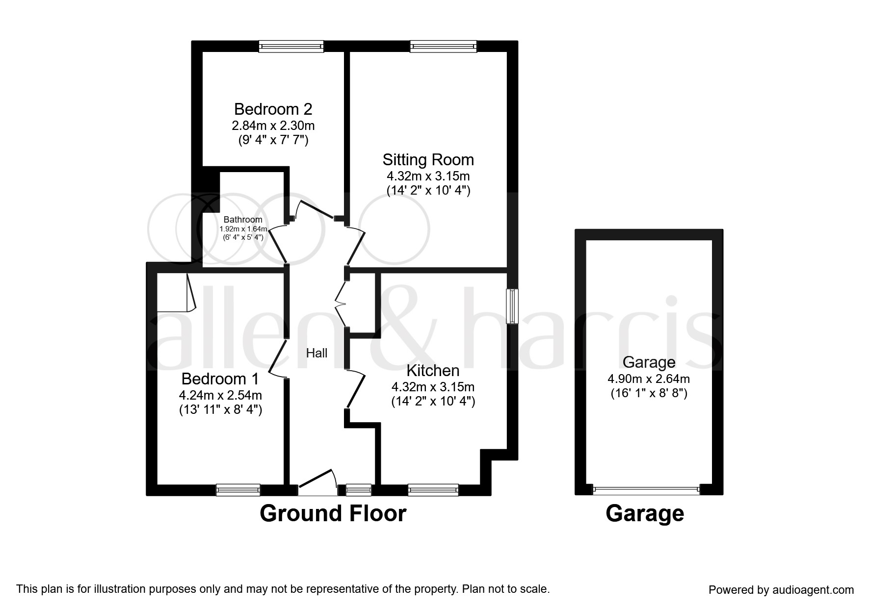 2 Bedrooms Flat for sale in Shelley Close, Abingdon OX14