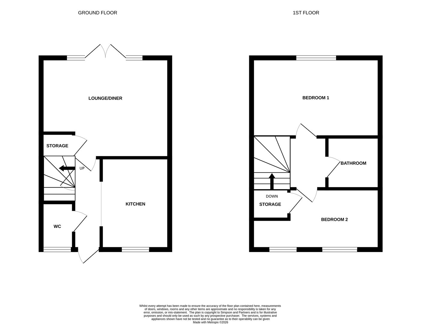 11, Swallow Drive, Wellingborough floorplan