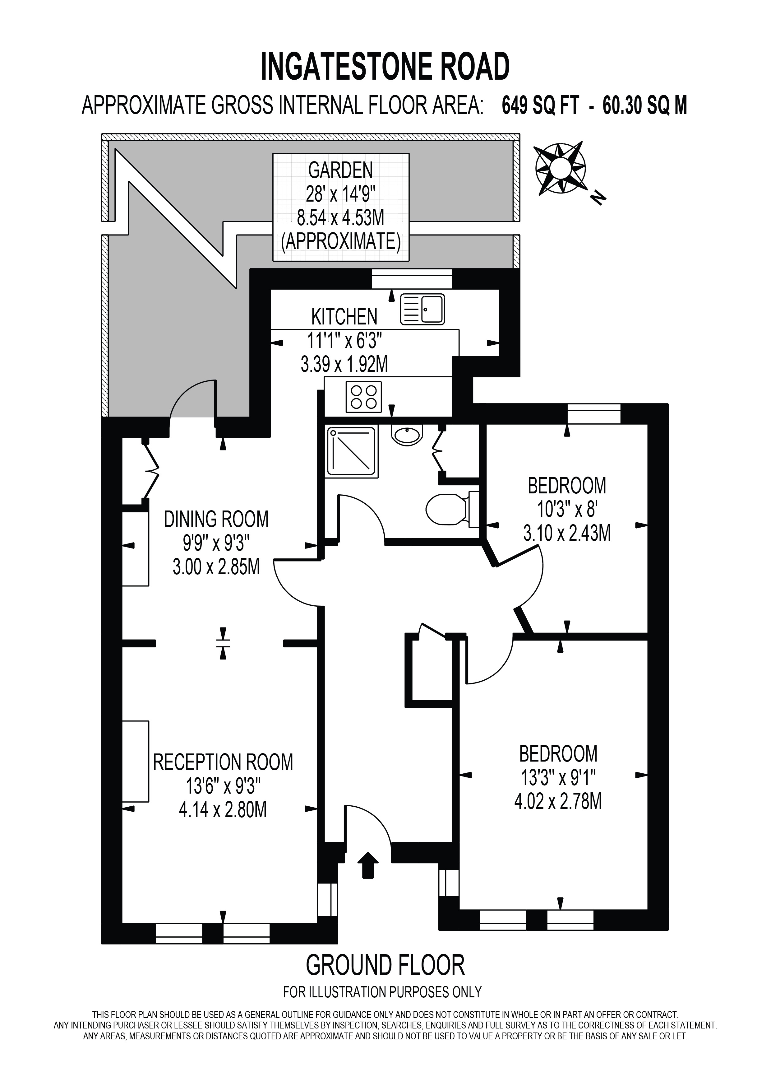 Ingatestone Road, London floorplan