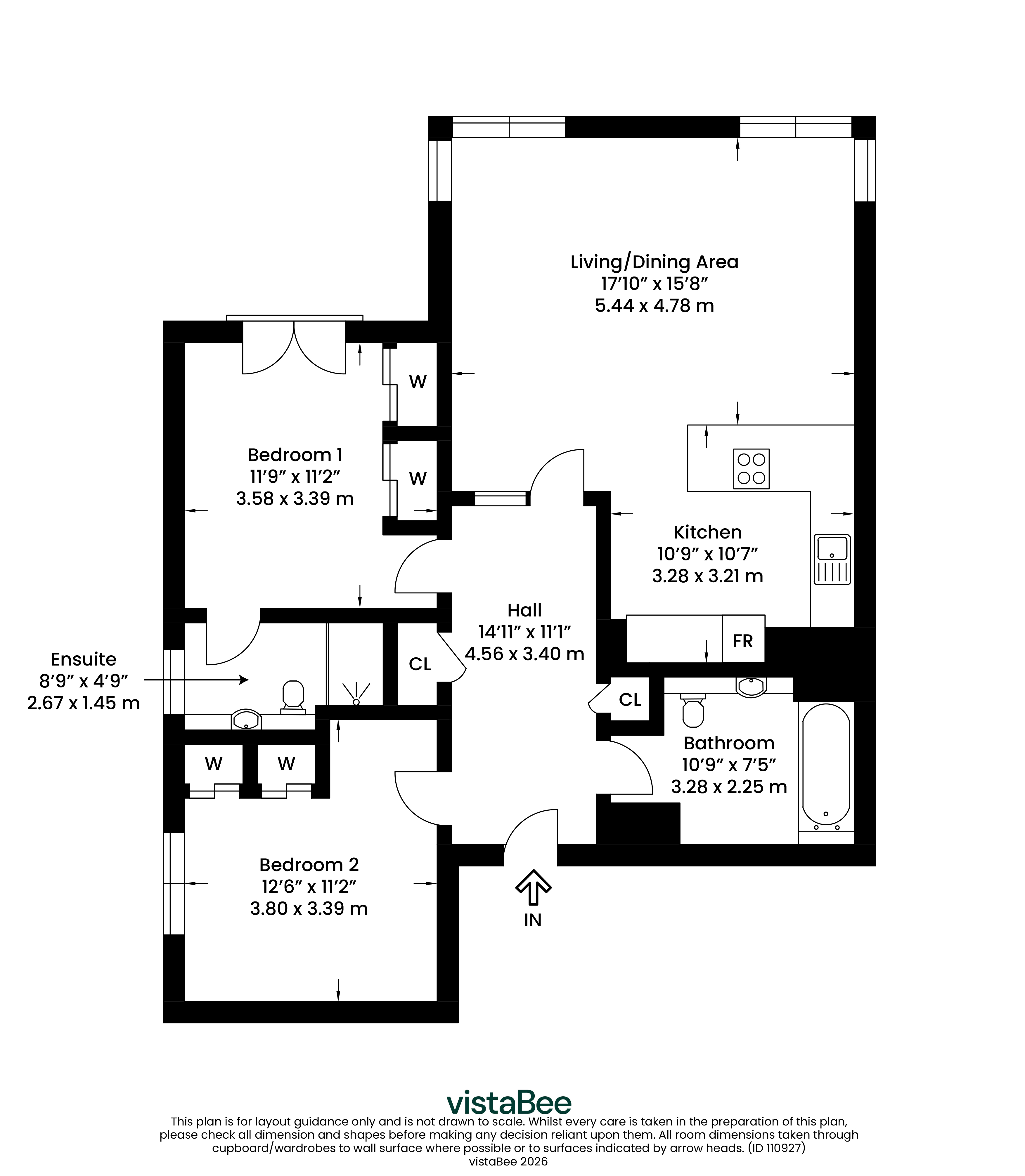 2/1, 108, Cloch Road, Inverclyde floorplan