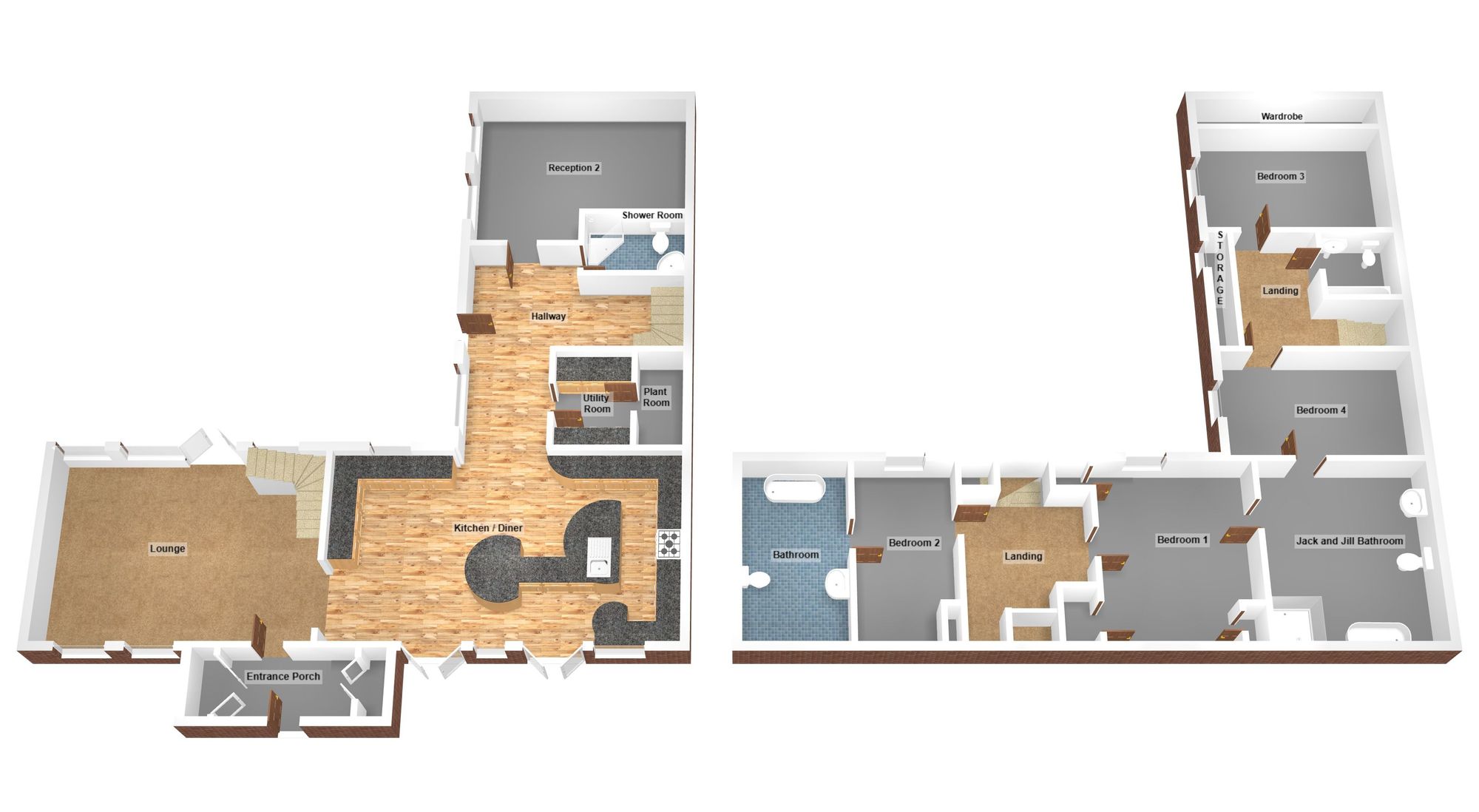 The Oak Barn Eglwys Nunnydd, Port Talbot floorplan