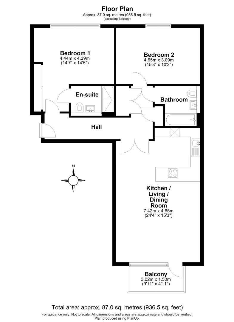54 Northcroft House, Nine Wells Road, Cambridge floorplan