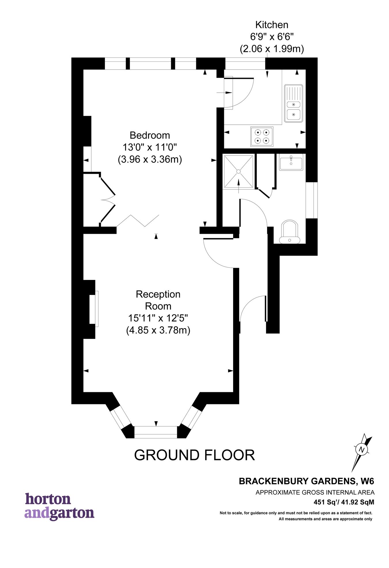 10b, Brackenbury Gardens, Hammersmith floorplan
