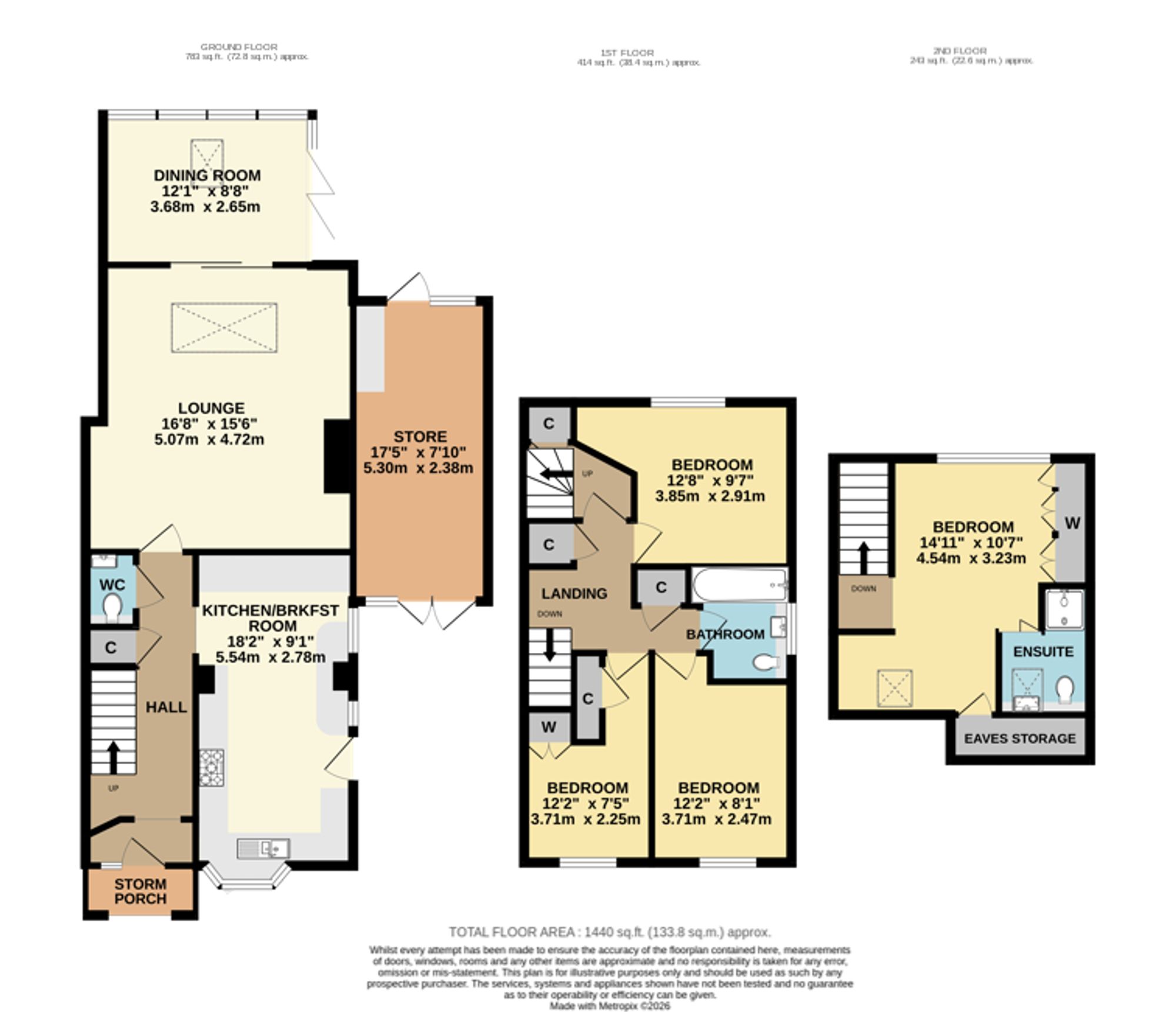 31 Sherborne Way, Southampton floorplan