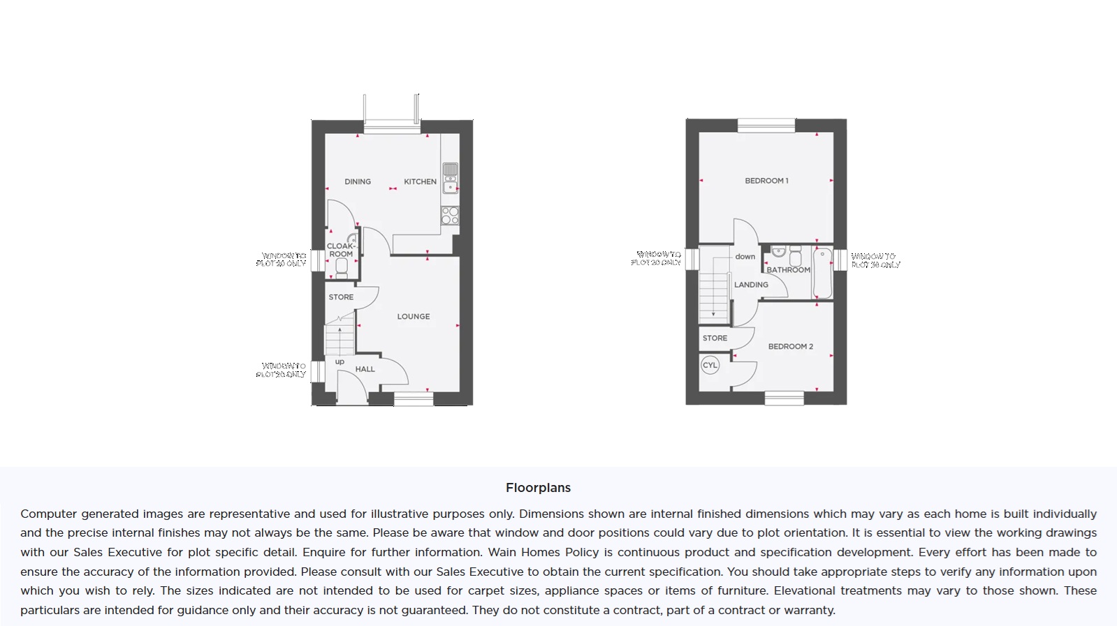 Plot 19, Maple Cross, Sidmouth Road, Colyton floorplan