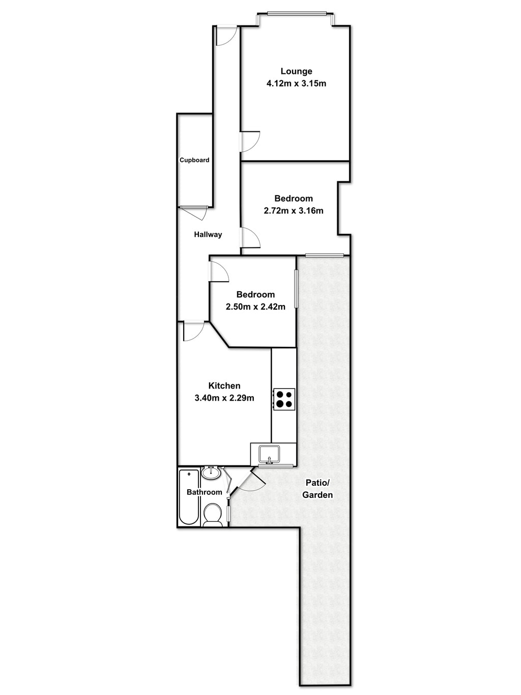 2 Bedrooms Flat to rent in St. Leonards Avenue, Hove BN3