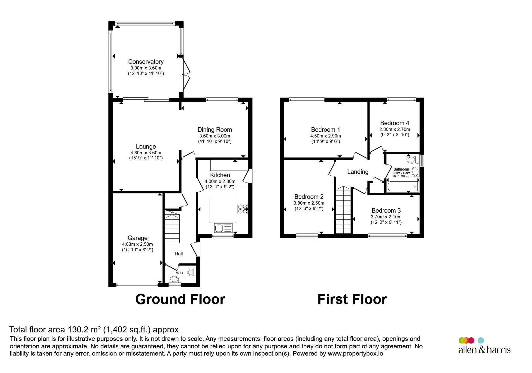 8, Jay Close, Frome floorplan