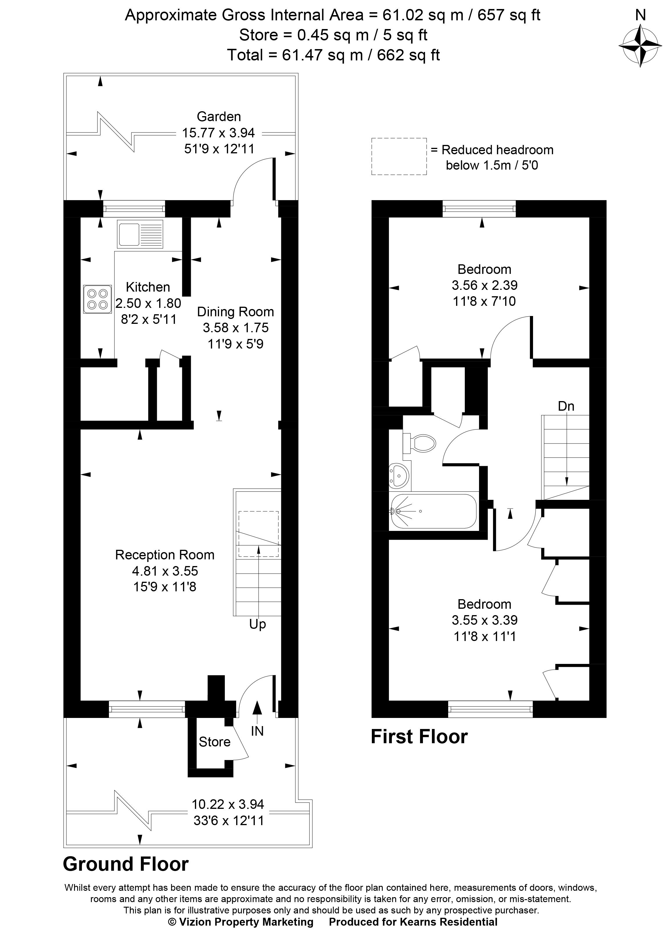 3, Eamont Close, Ruislip floorplan