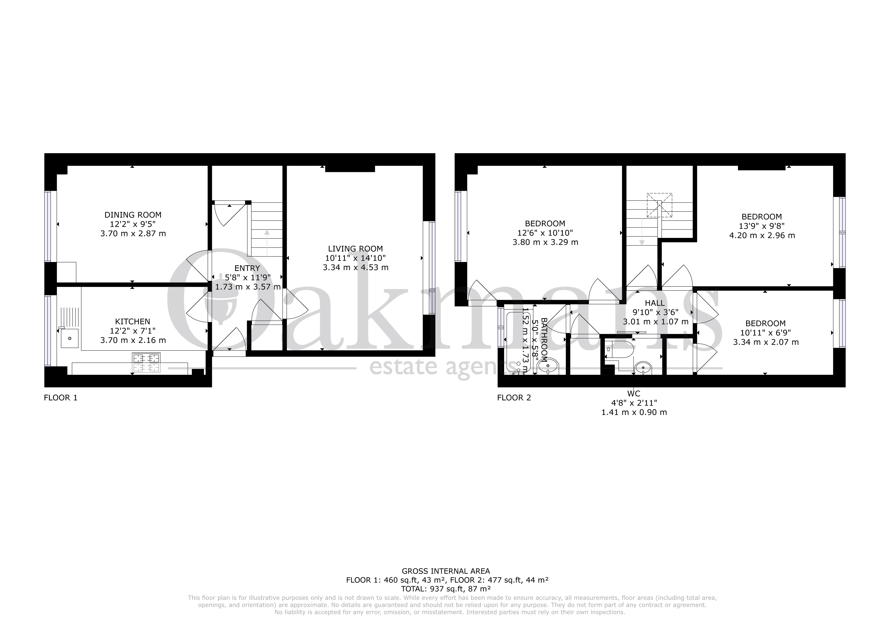 2B, HUNSTANTON AVENUE, BIRMINGHAM floorplan