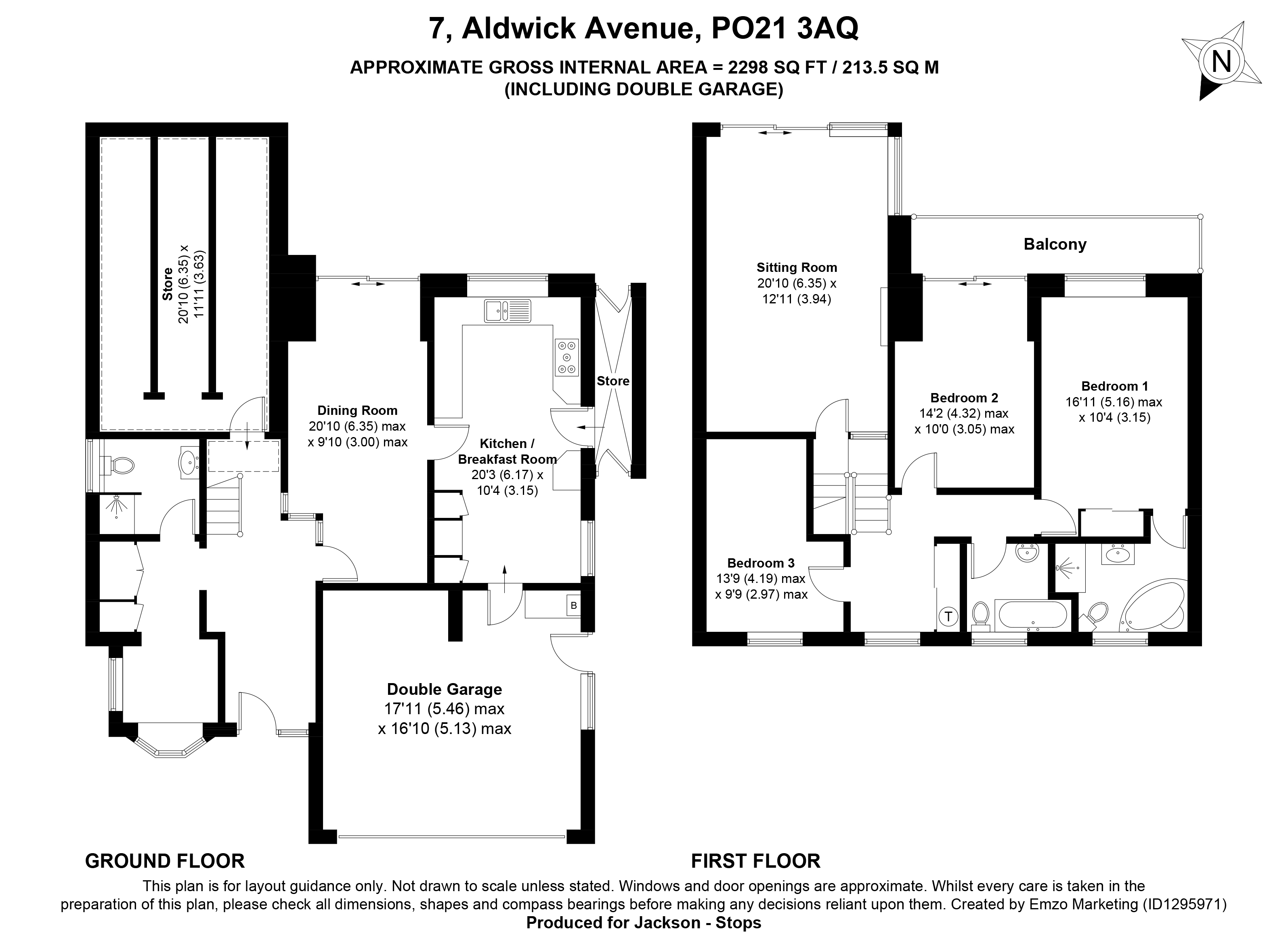 7, Aldwick Avenue, Bognor Regis floorplan