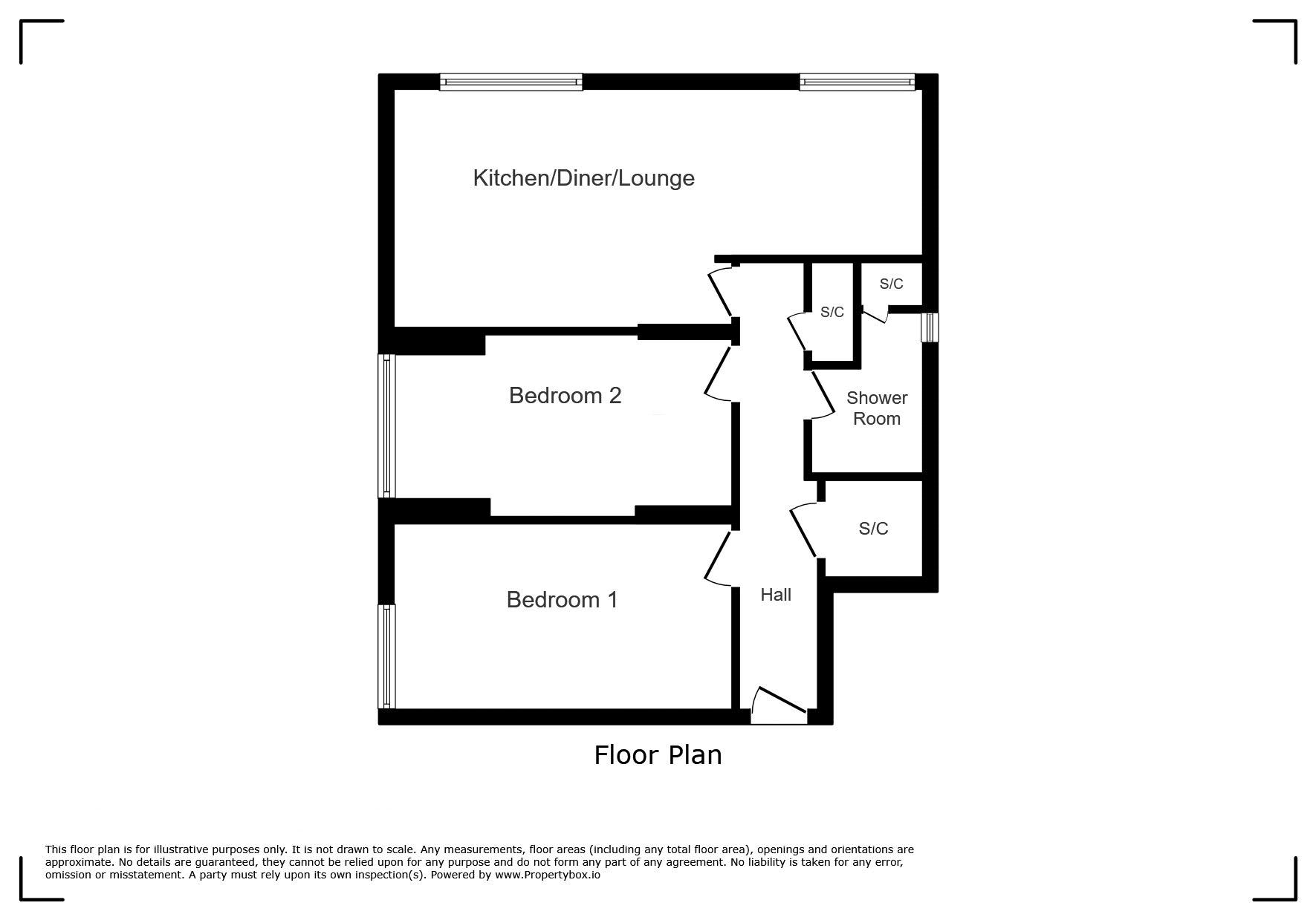 Flat 16, Park Road, Newcastle Upon Tyne floorplan