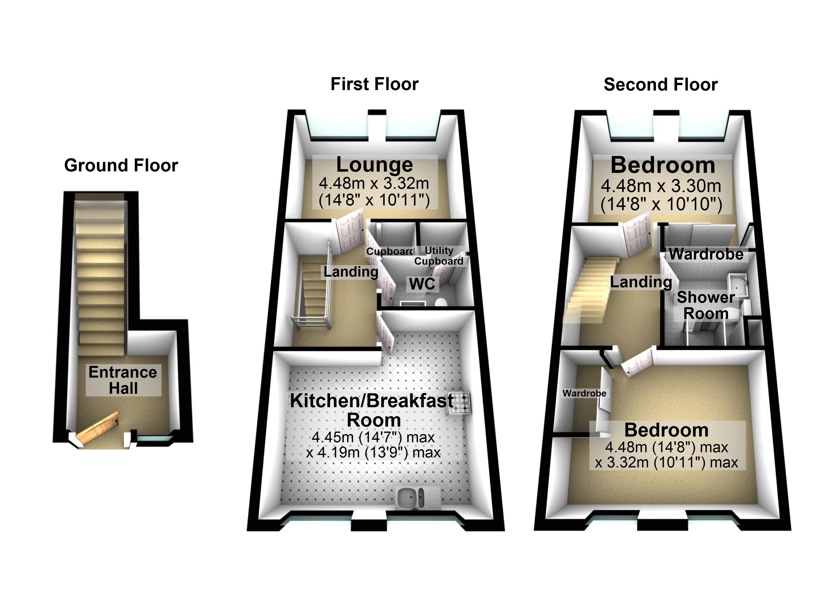 16, Sproughton Court, Suffolk floorplan