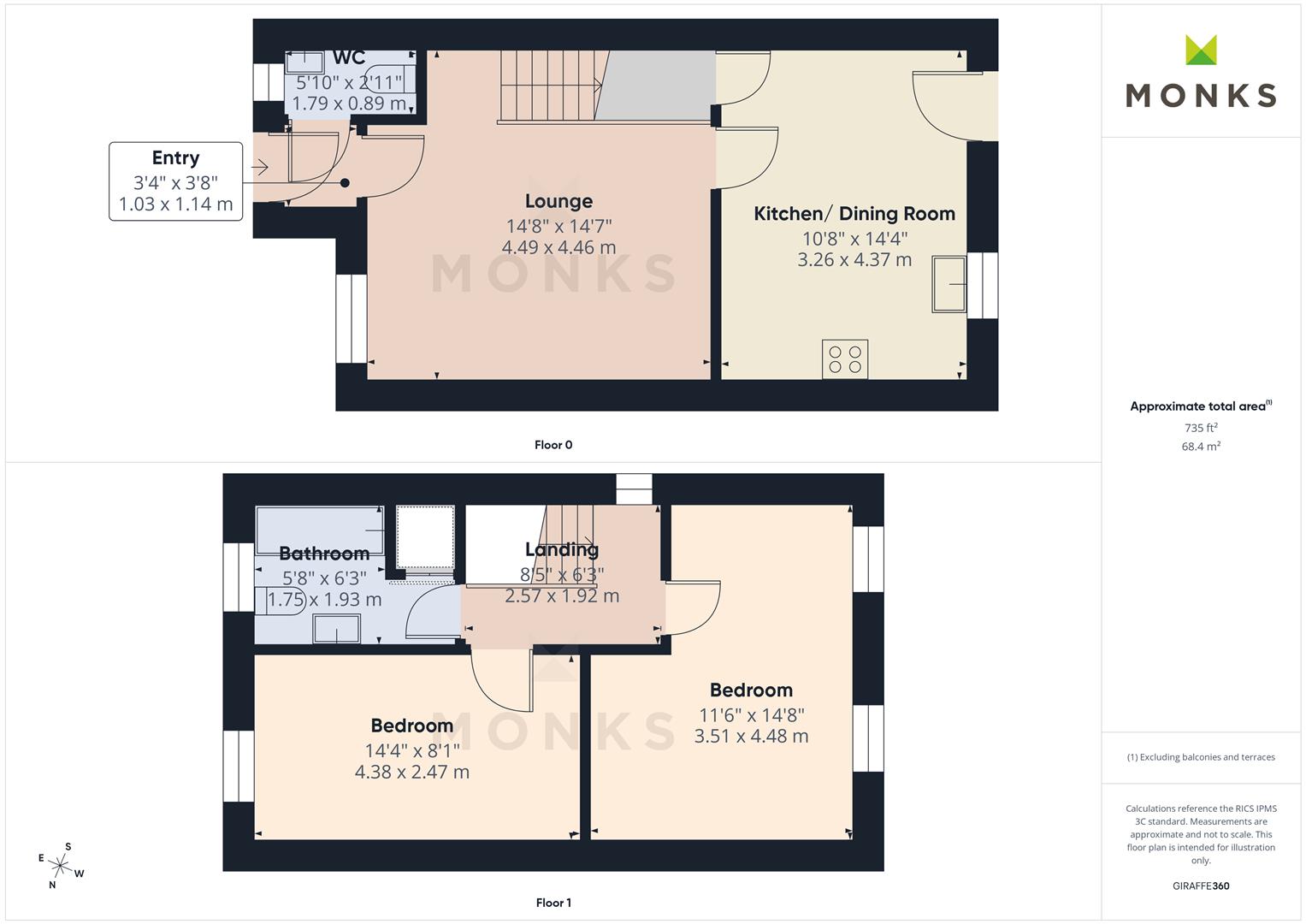 5, Round Meadow, Wem floorplan