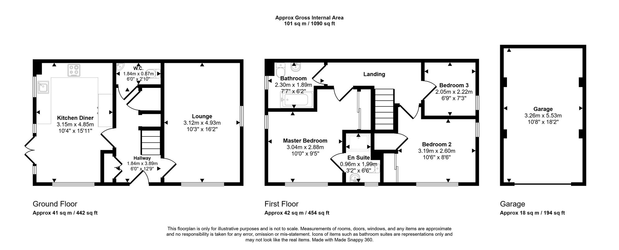 12 Maes Y Rhedyn, Bridgend floorplan