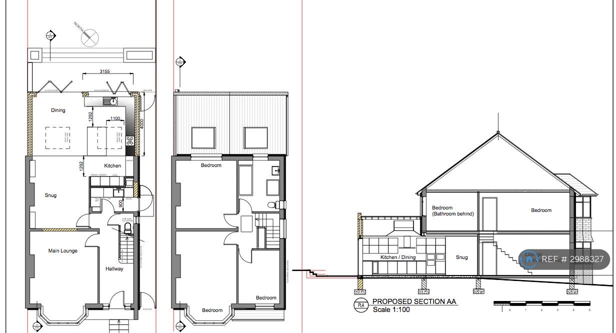 Crescent Way, London floorplan