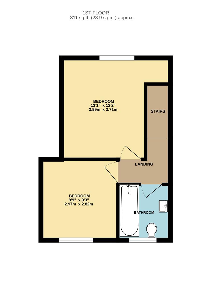 8, Woodcroft Terrace, Chepstow floorplan