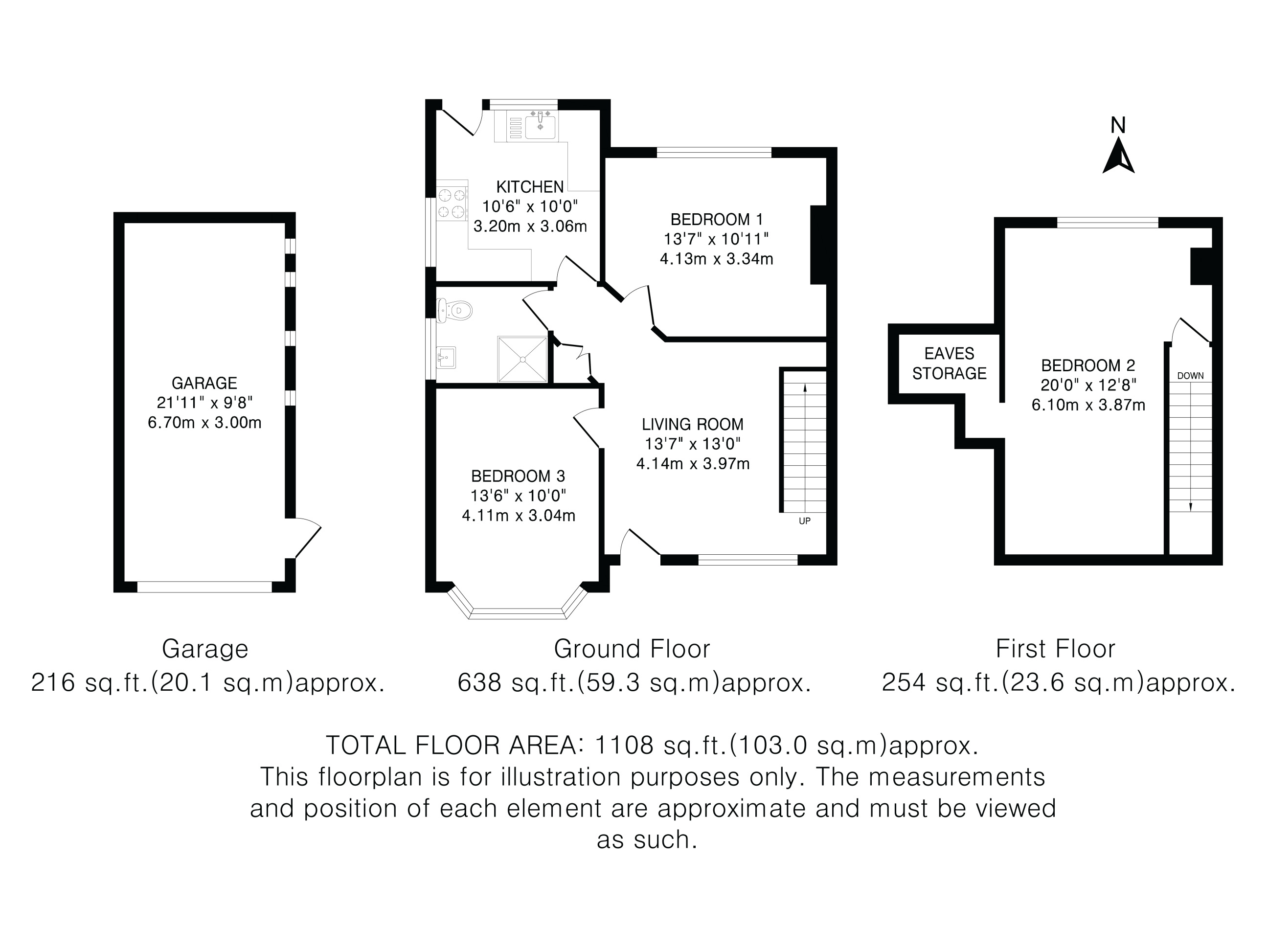52, Batchwood Drive, St. Albans floorplan