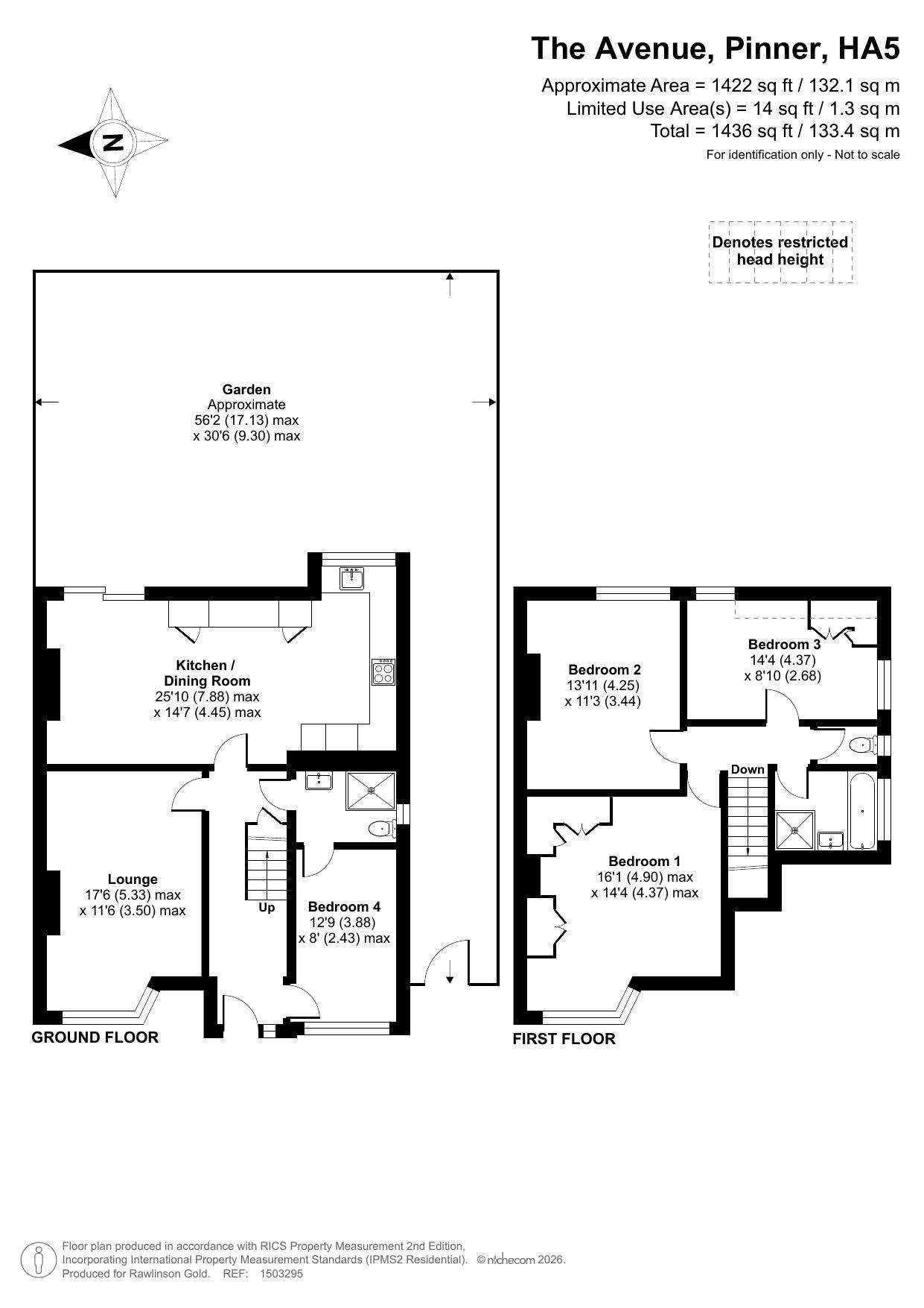78, The Avenue, Pinner floorplan
