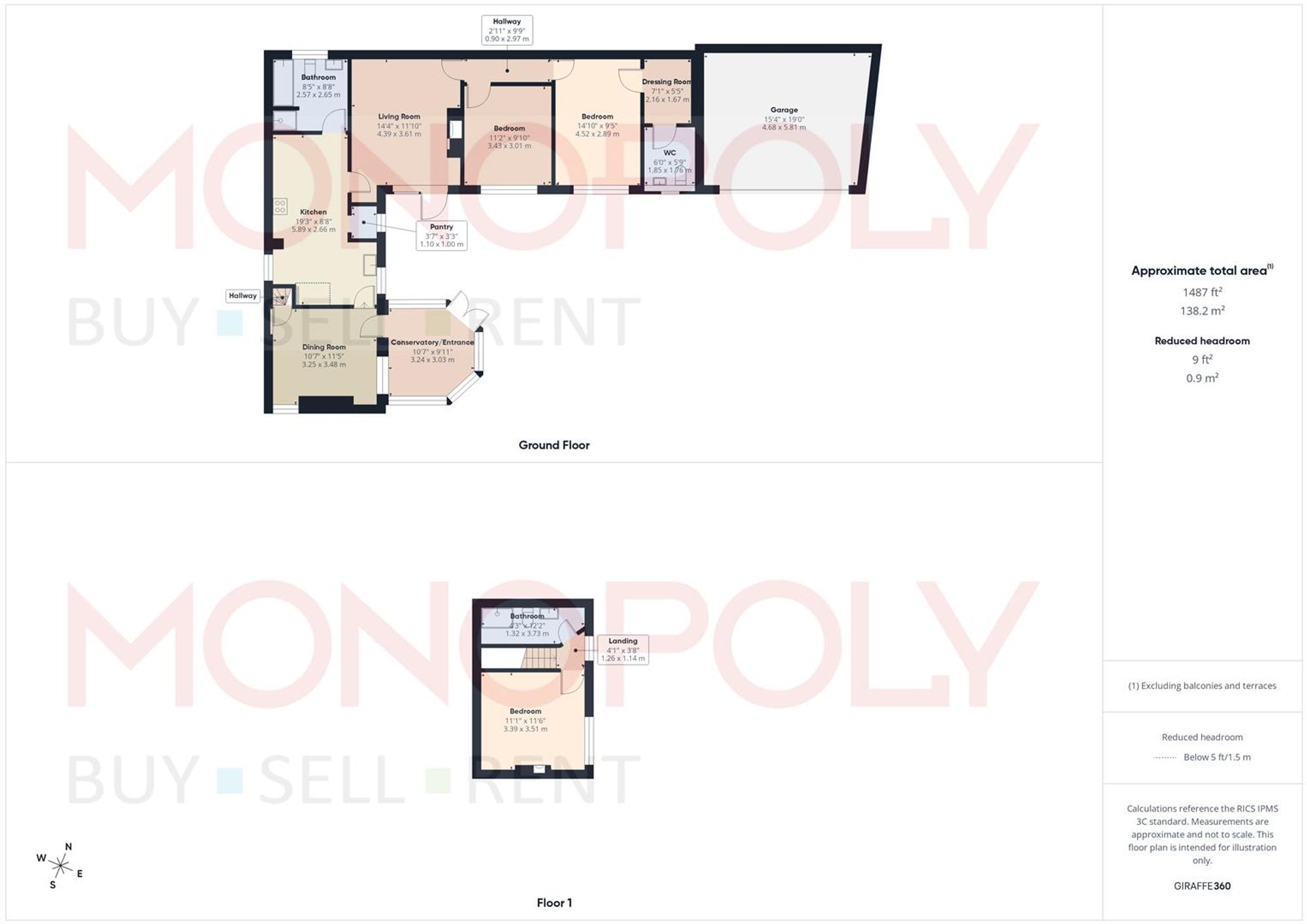 Rose Cottage Narrow Lane, Wrexham floorplan