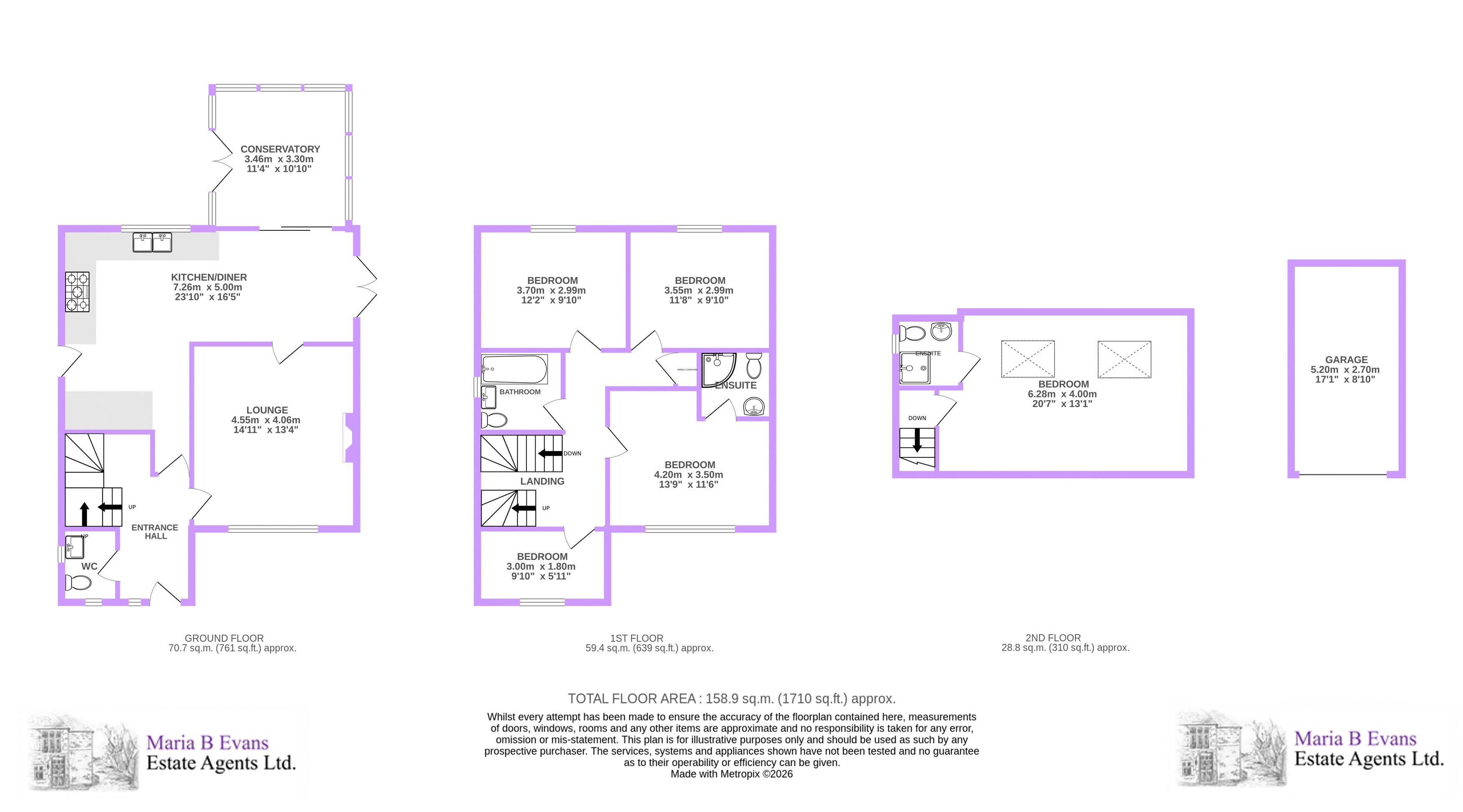 1, The Heys, Wigan floorplan