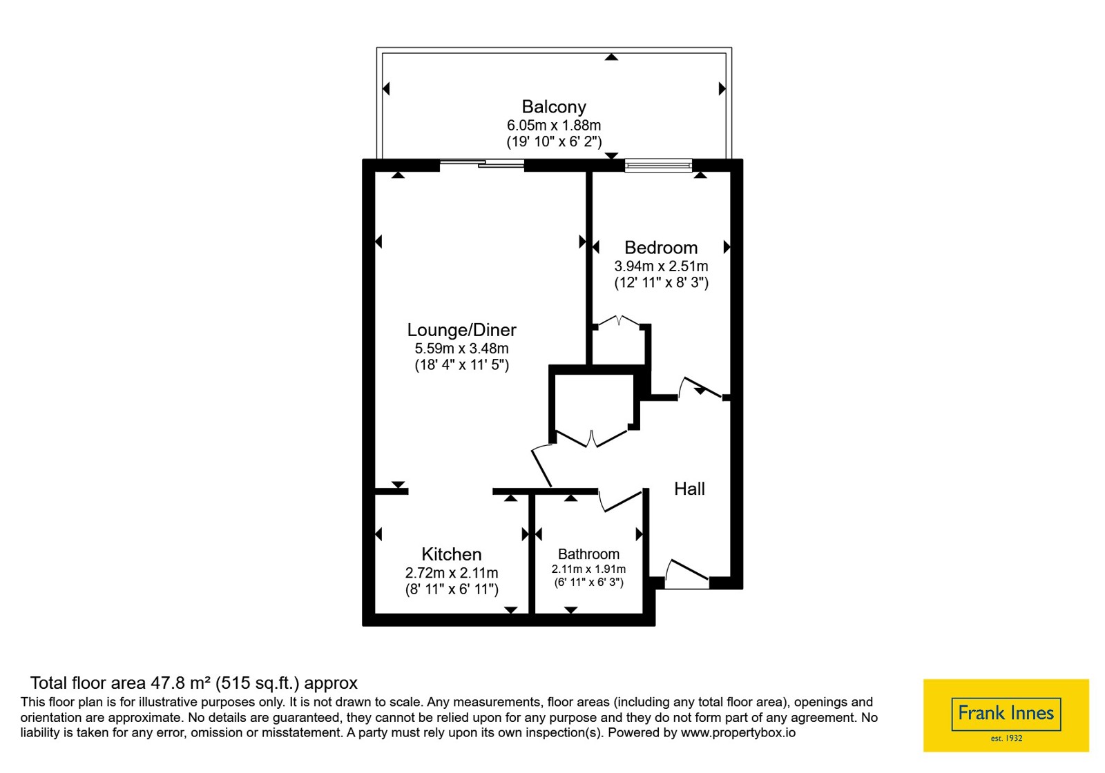 Apartment 3, Cathedral View,, Full Street, Derbyshire floorplan