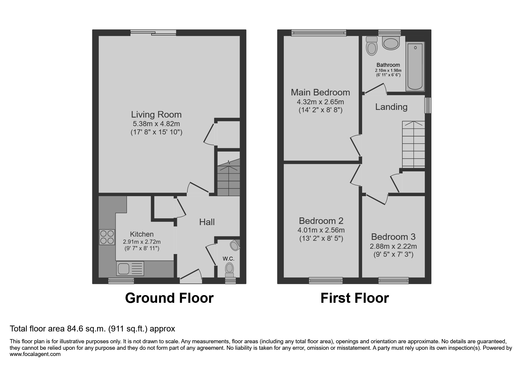35, Lime Tree Square, Shipley floorplan