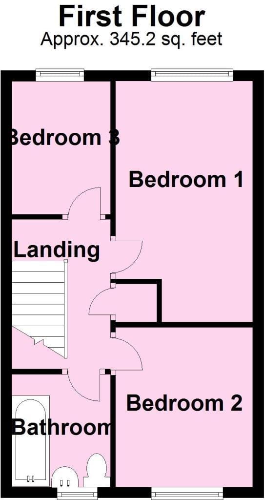 55, Devitt Way, Leicester floorplan