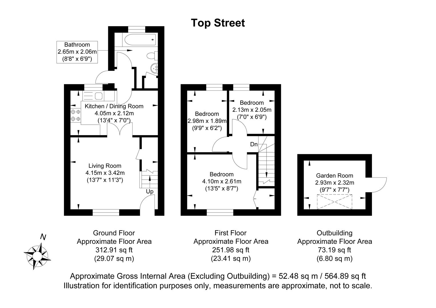 2 Springfield Cottages, Top Street, Haywards Heath floorplan