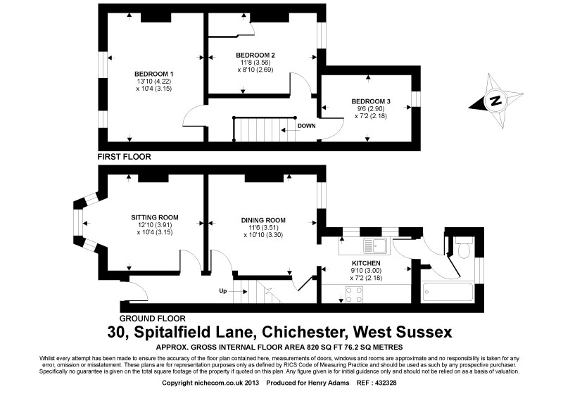 3 Bedrooms  to rent in Spitalfield Lane, Chichester PO19