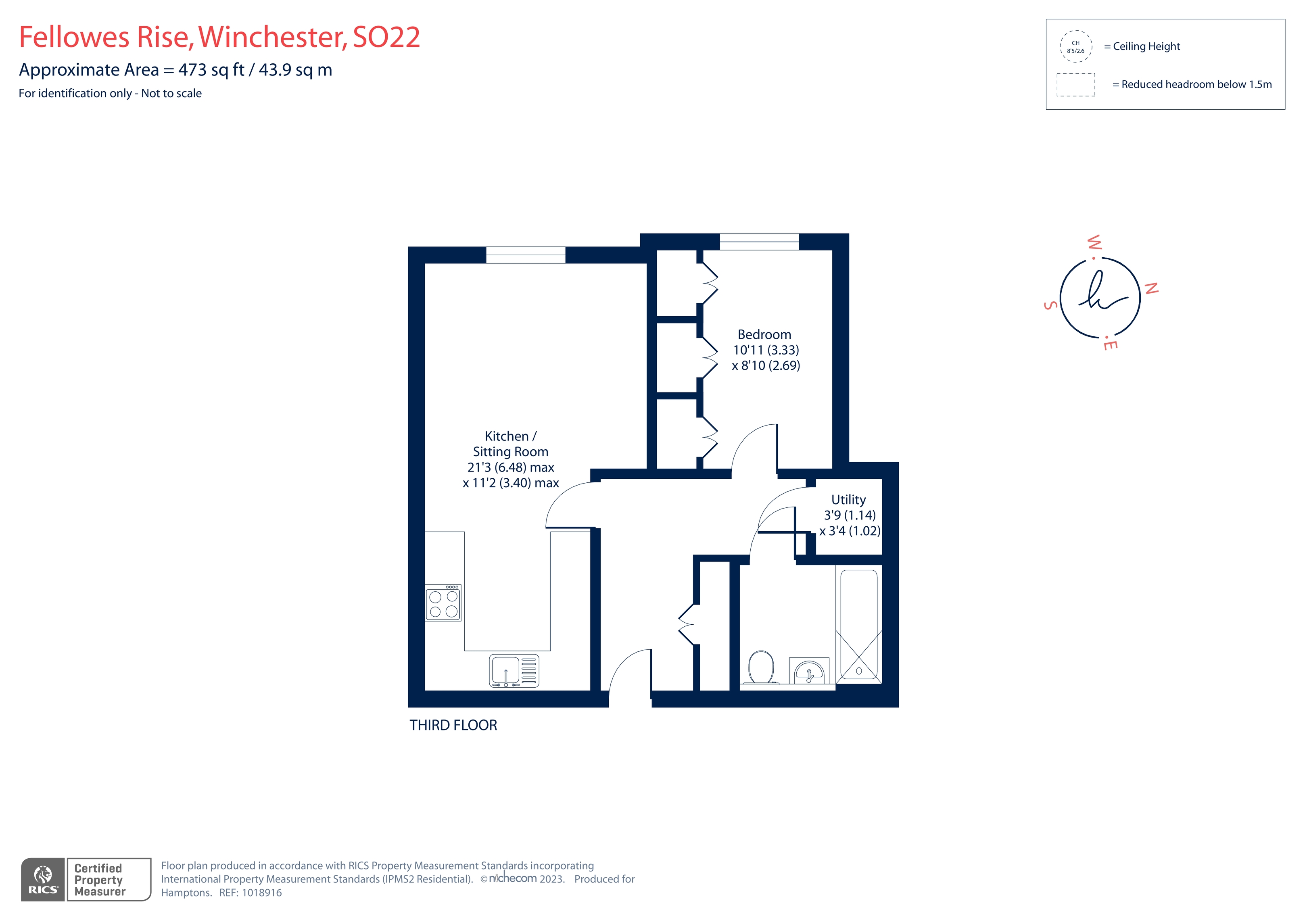 36 Guinevere House, Fellowes Rise, Winchester floorplan