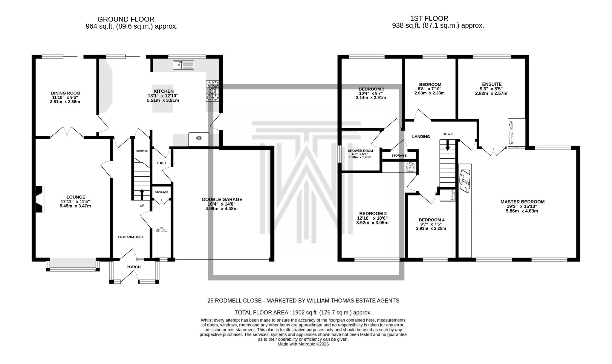 25, Rodmell Close, Bromley Cross,  Bolton, BL7 floorplan