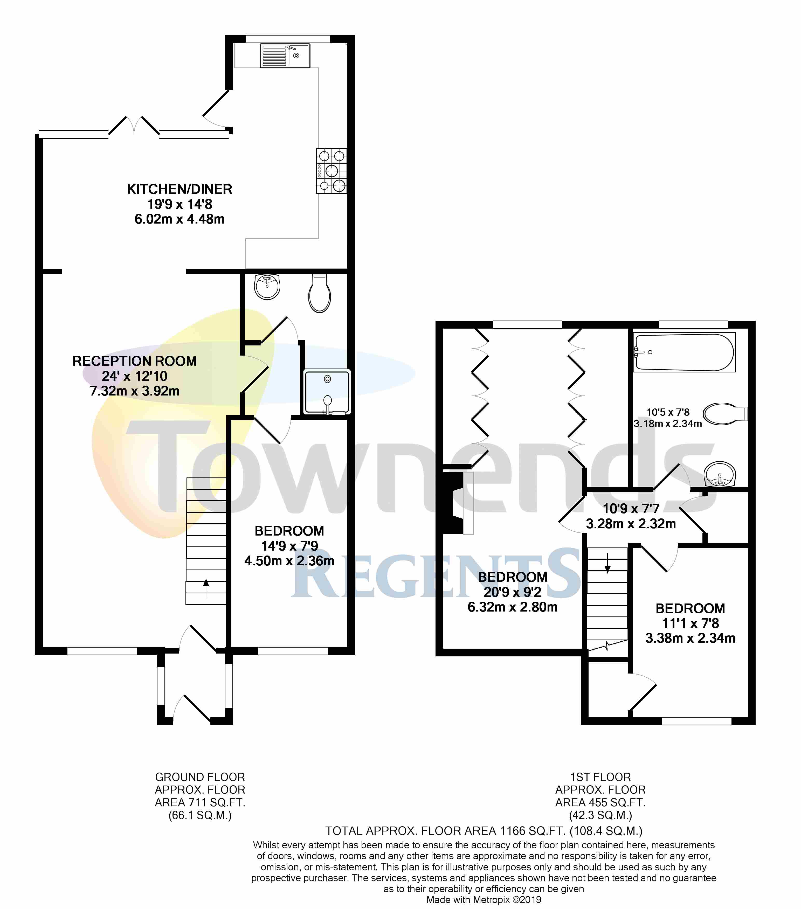 3 Bedrooms Semi-detached bungalow for sale in Clarence Street, Egham, Surrey TW20