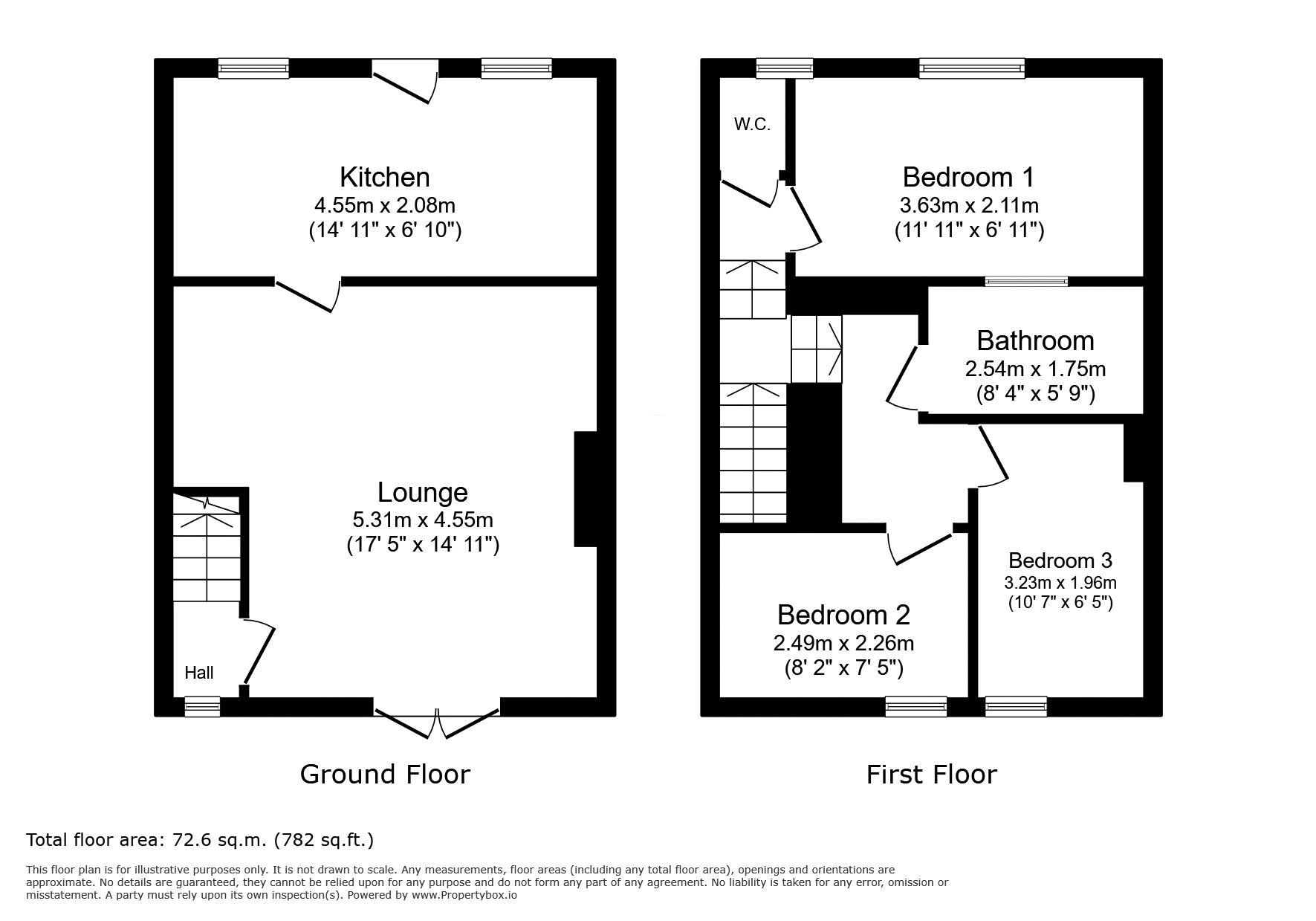 2, Jackson Terrace, Morpeth floorplan