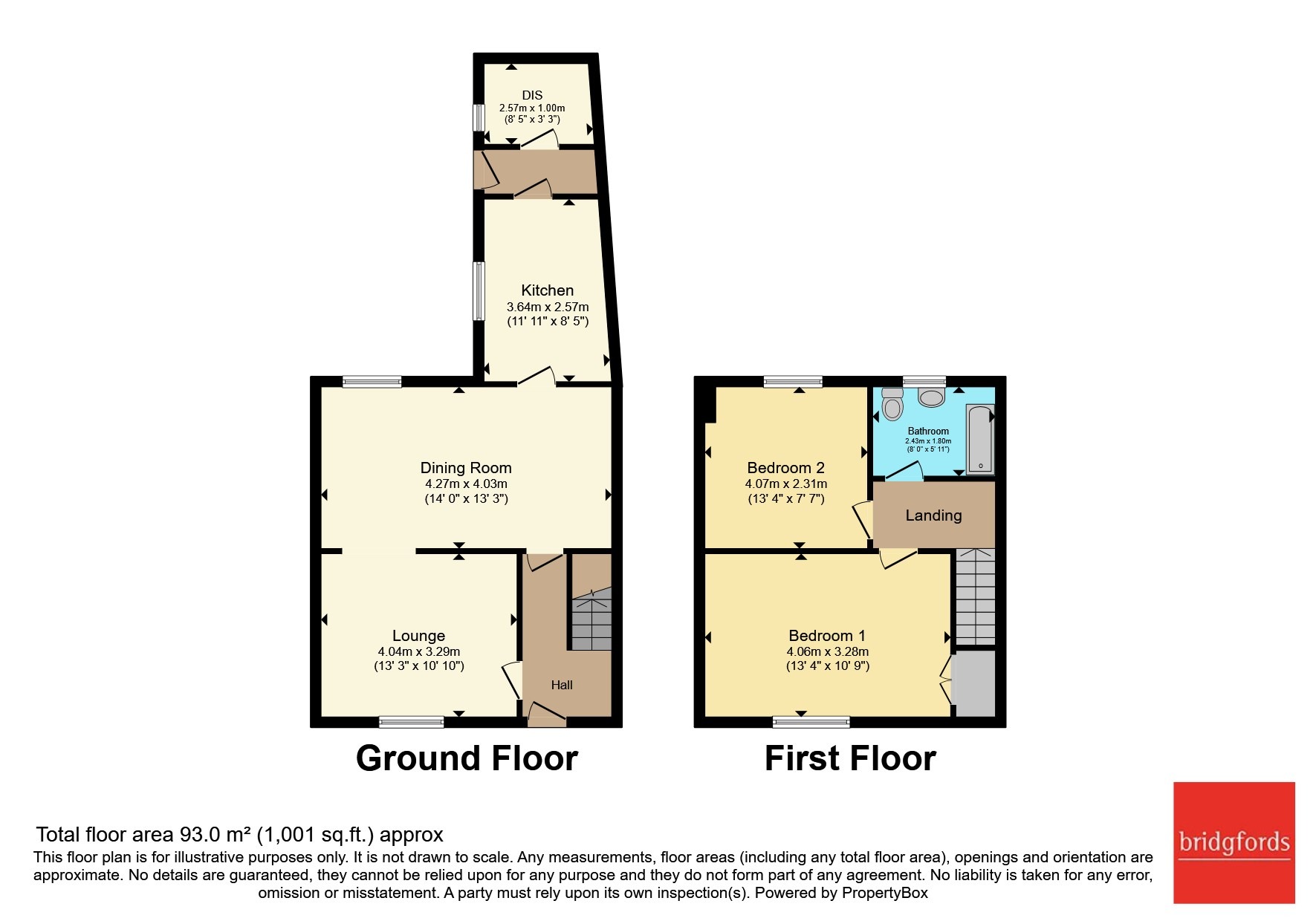 501, Leyland Road, Preston floorplan