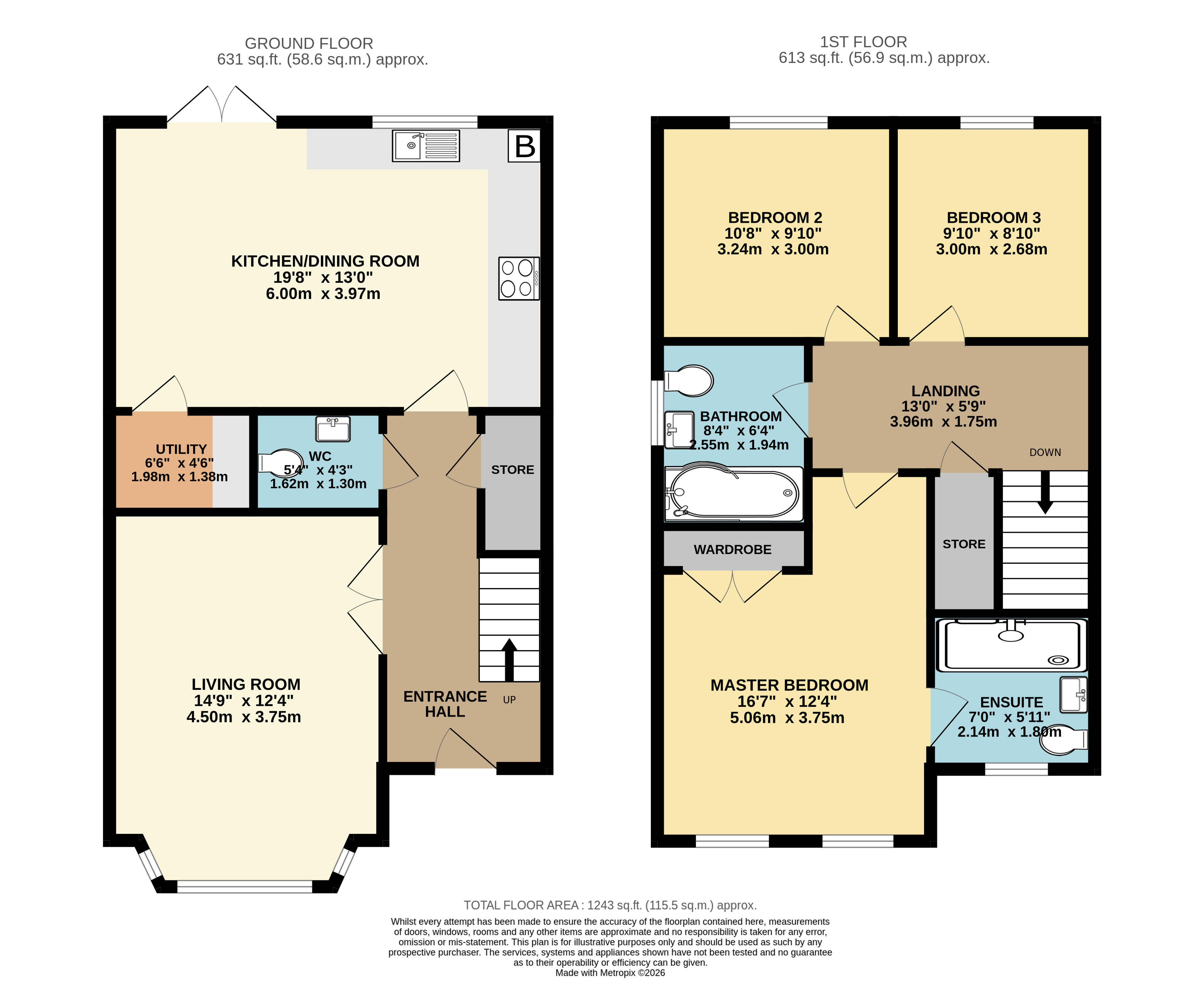 Acorn Grove, Southampton floorplan