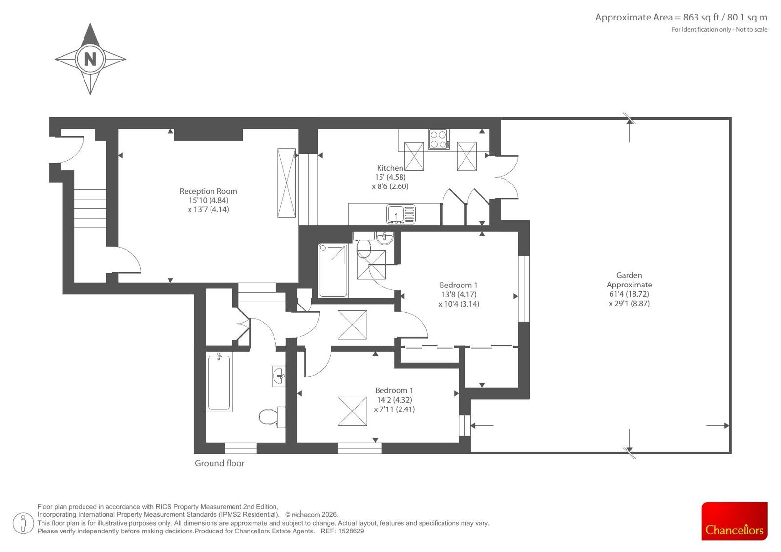 Nether Street, London floorplan