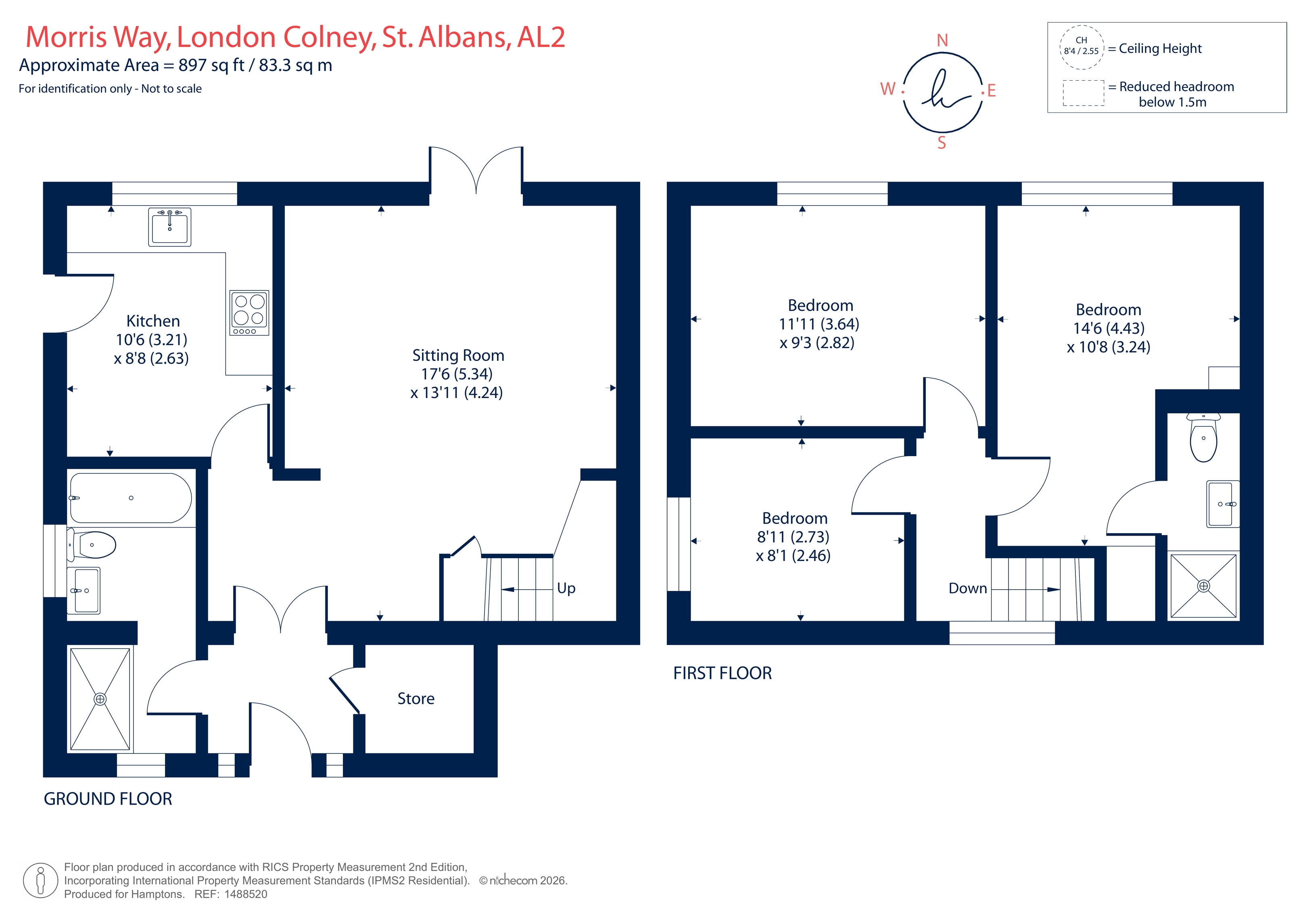 40, Morris Way, St Albans floorplan