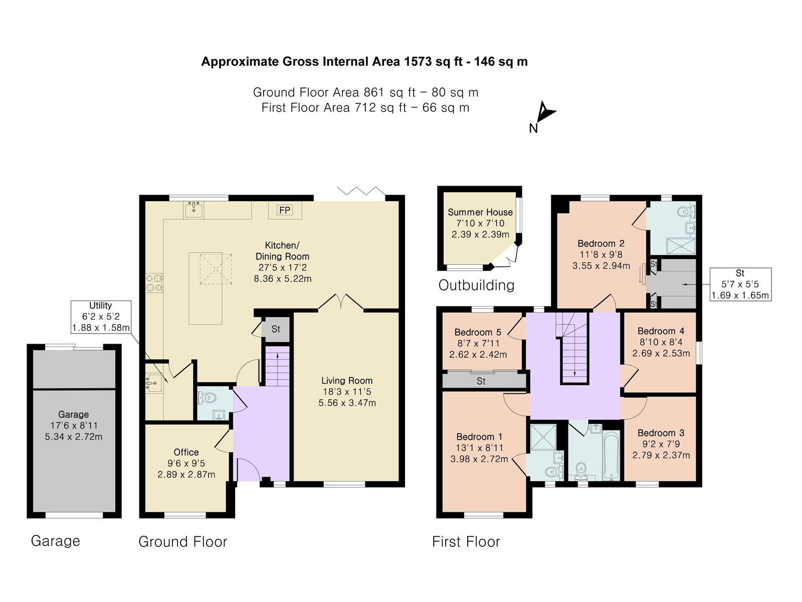 7, Herbert Human Close, Soham floorplan