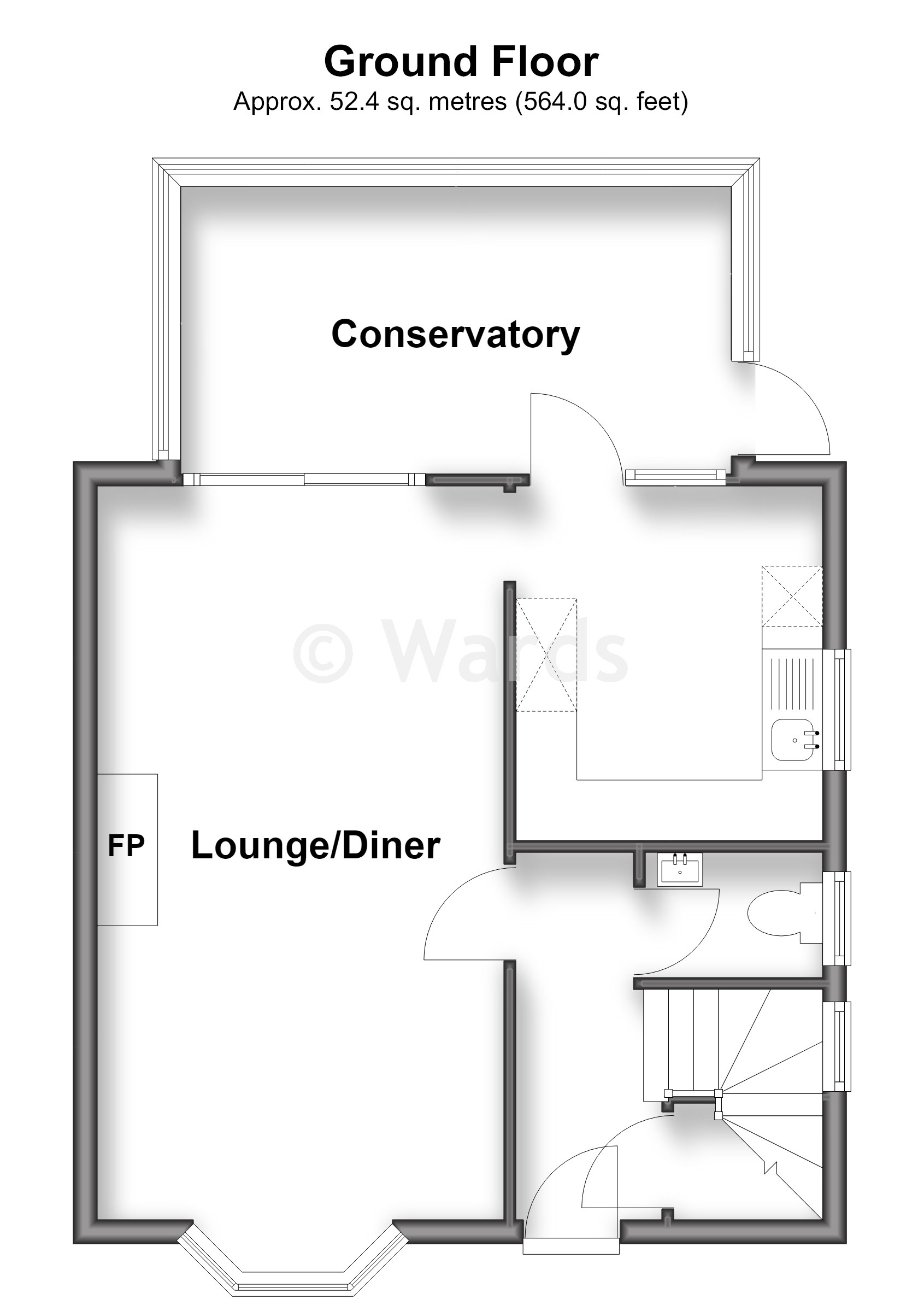 179, The Avenue, Aylesford floorplan
