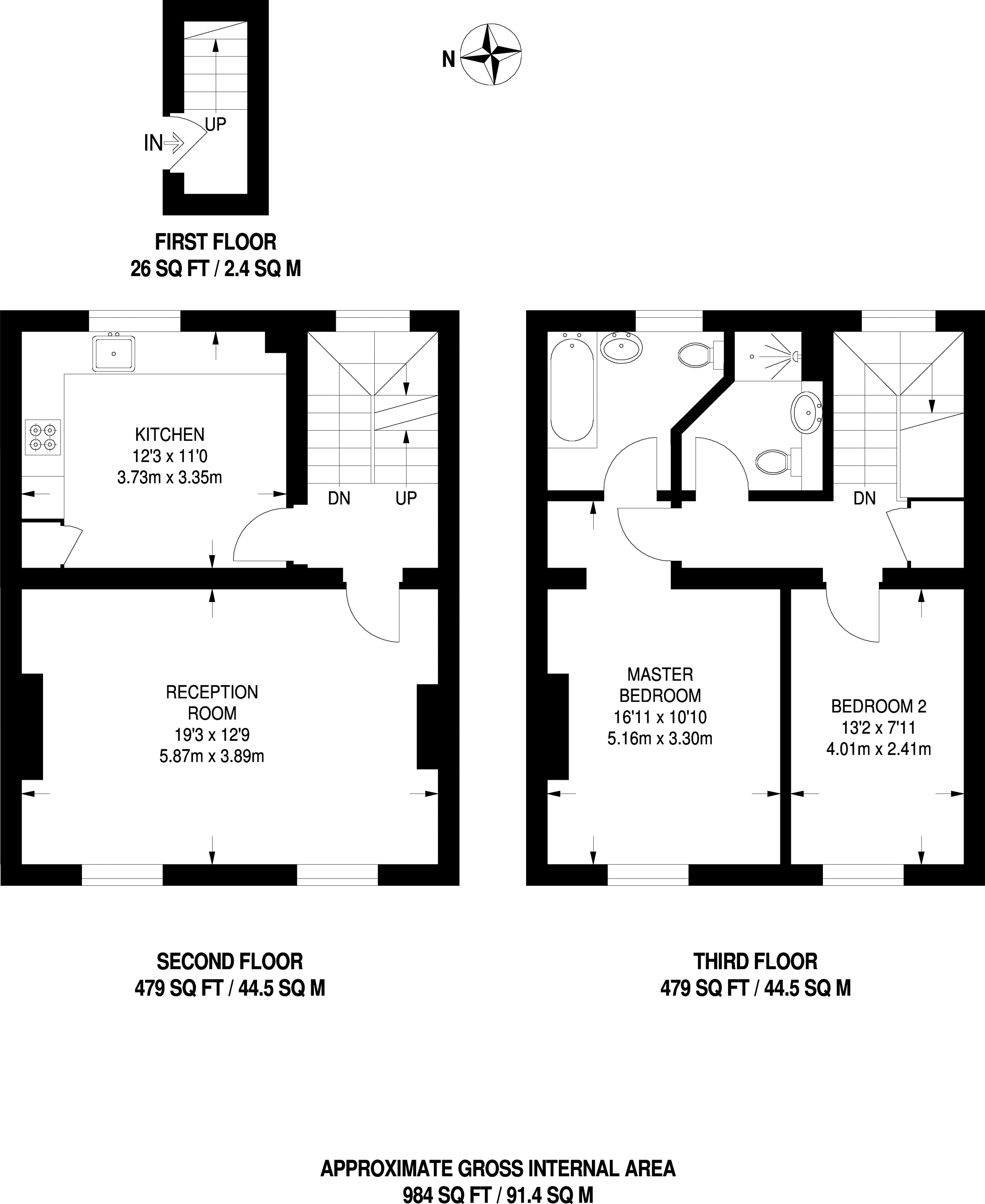 Floorplan - Representation Of Current Layout, Internal Floor Area Approx.