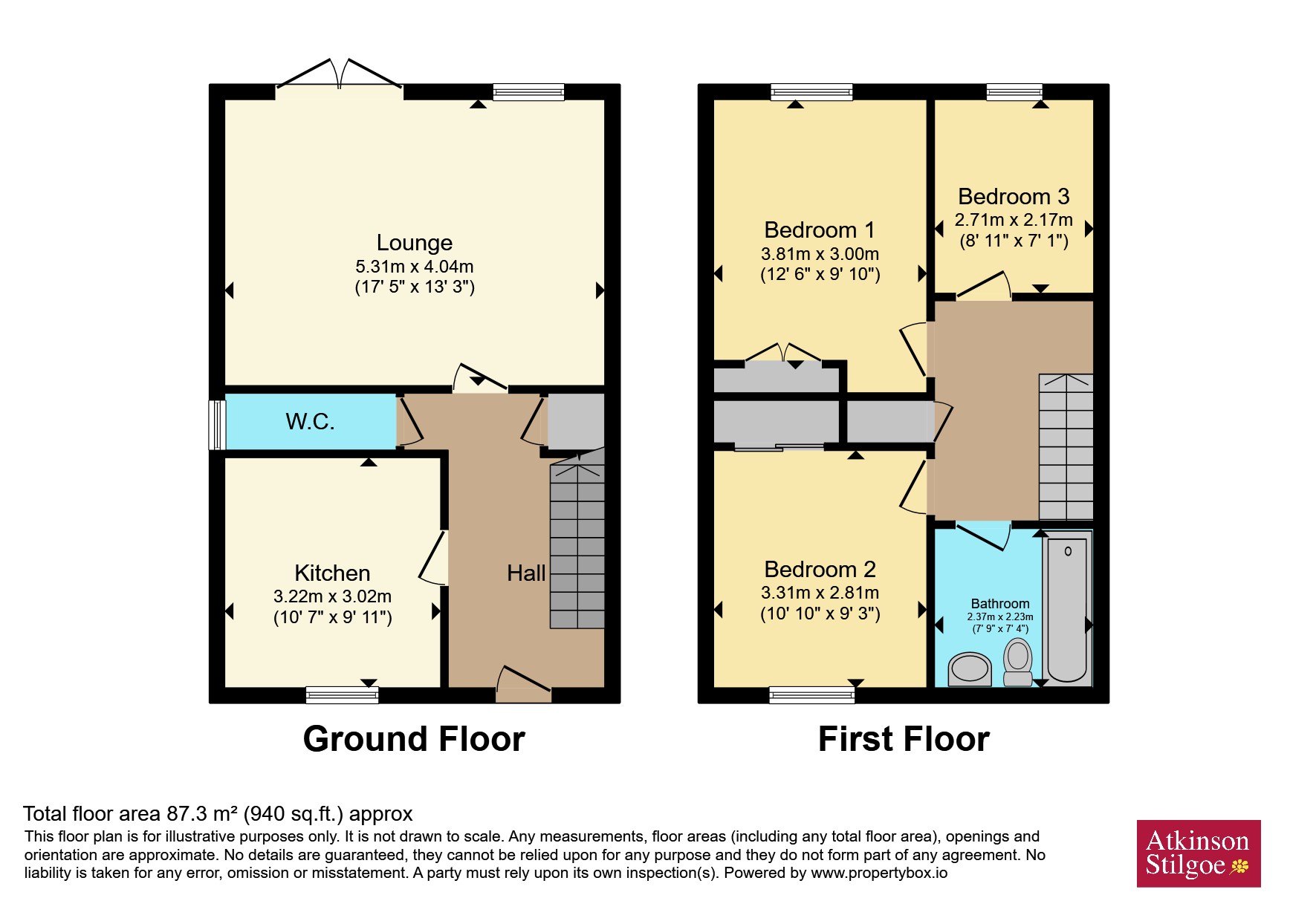 9, Drovers Close, Balsall Common floorplan