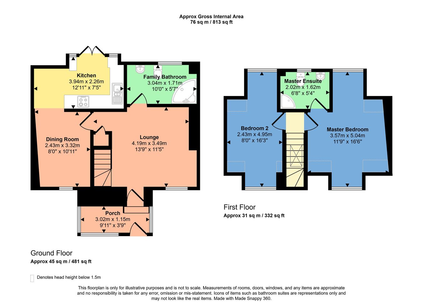 25, Largo Road, Leven floorplan